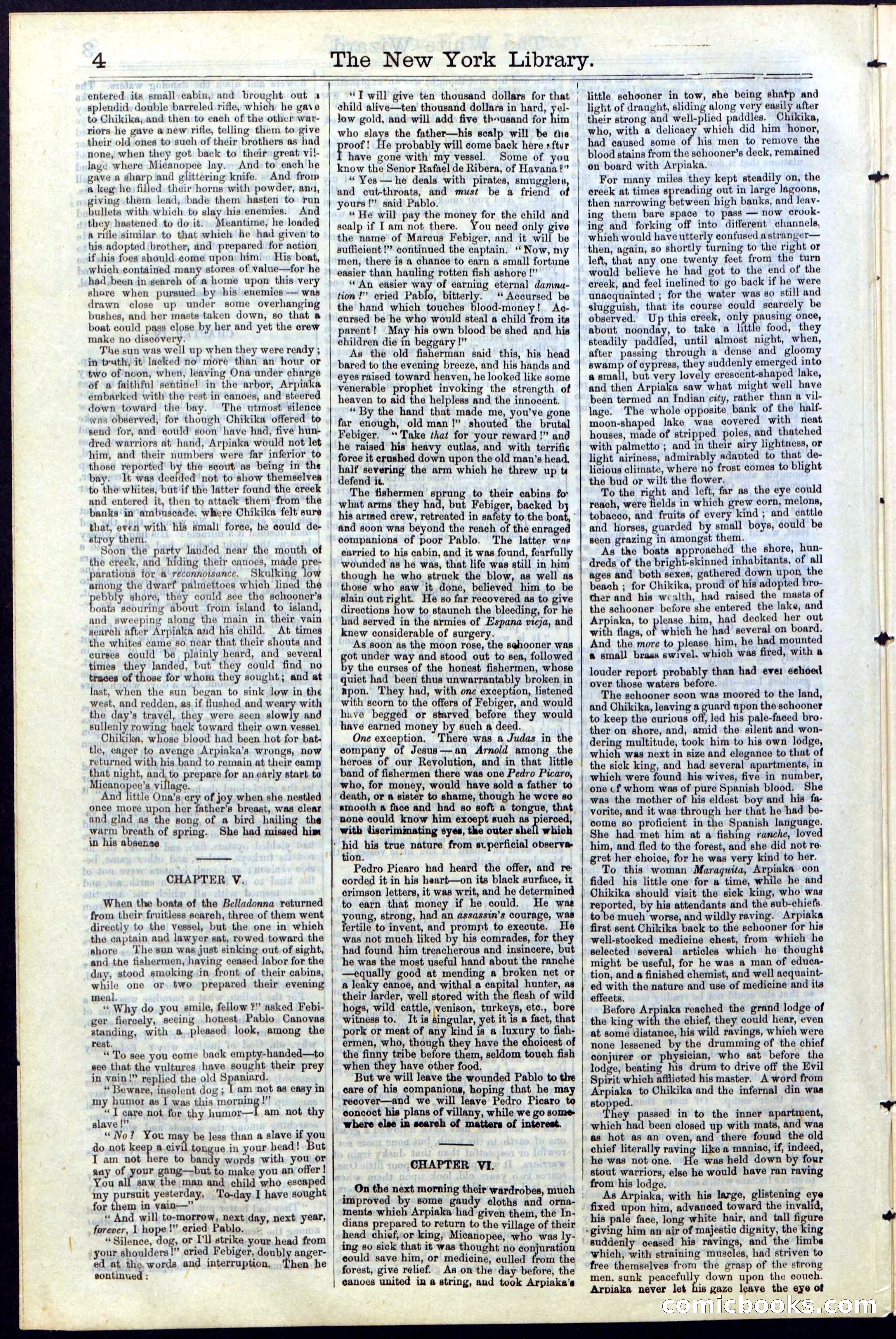 Beadle's Dime Library No. 16 — page 4 of 32
