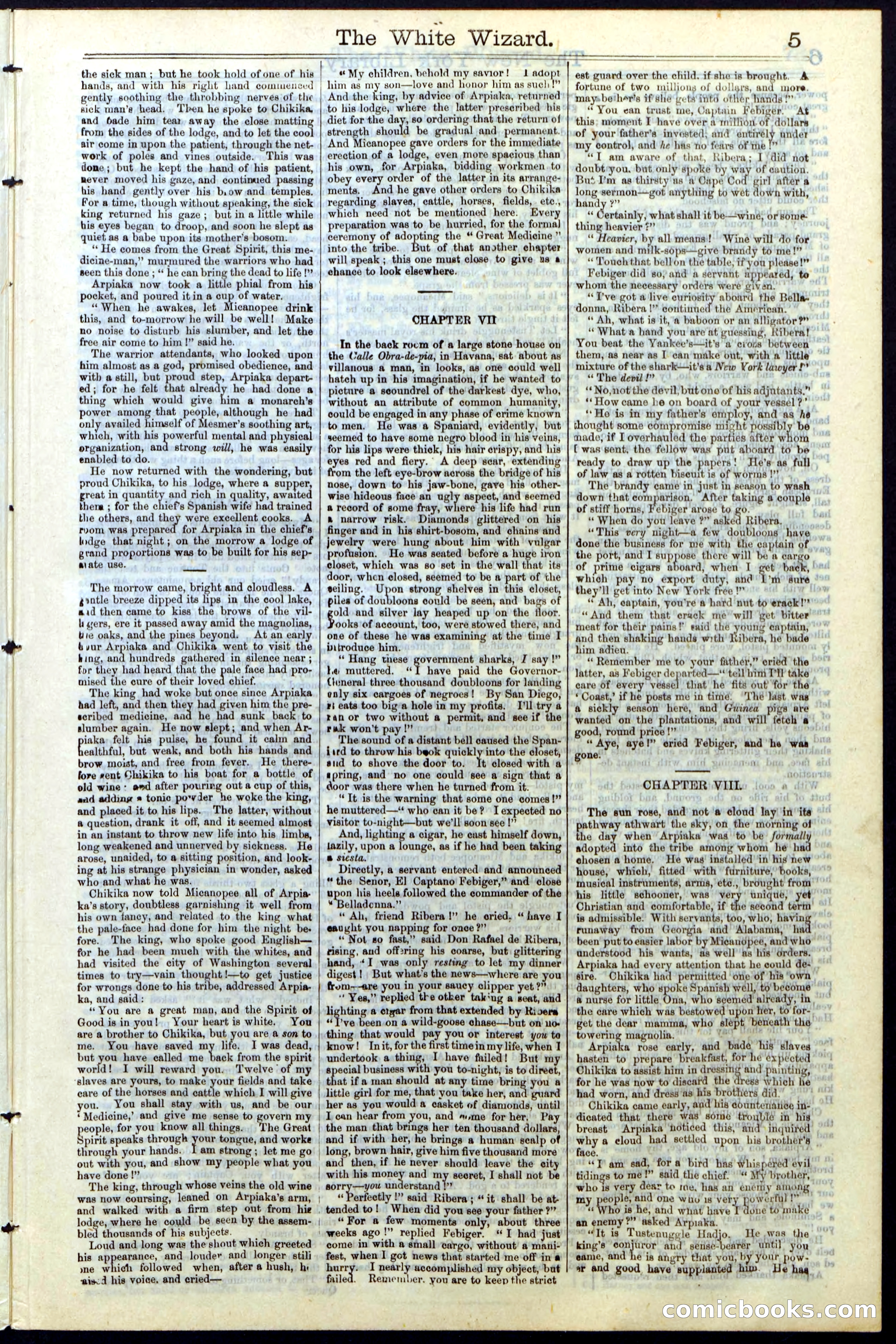 Beadle's Dime Library No. 16 — page 5 of 32
