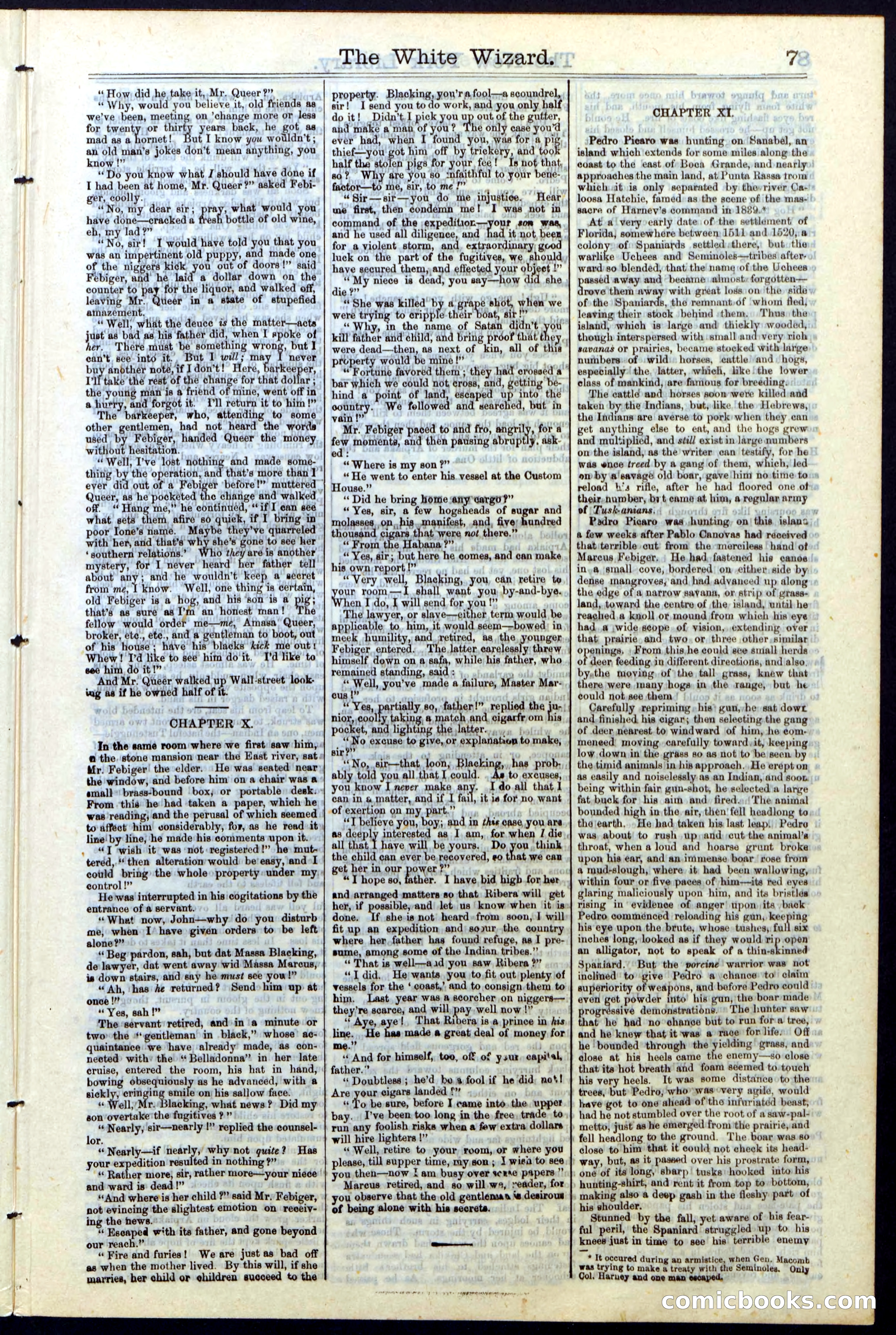 Beadle's Dime Library No. 16 — page 7 of 32