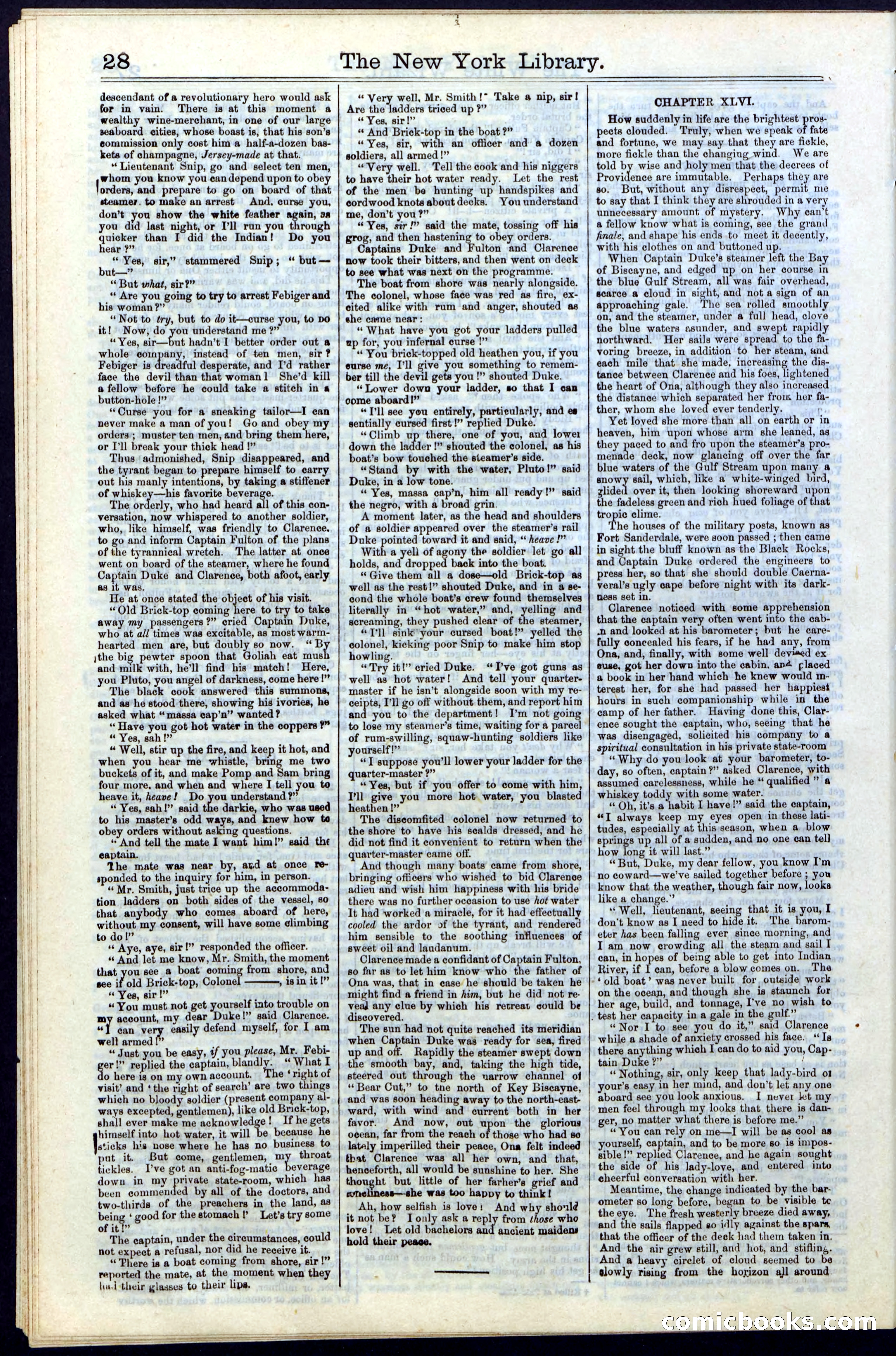 Beadle's Dime Library No. 16 — page 28 of 32