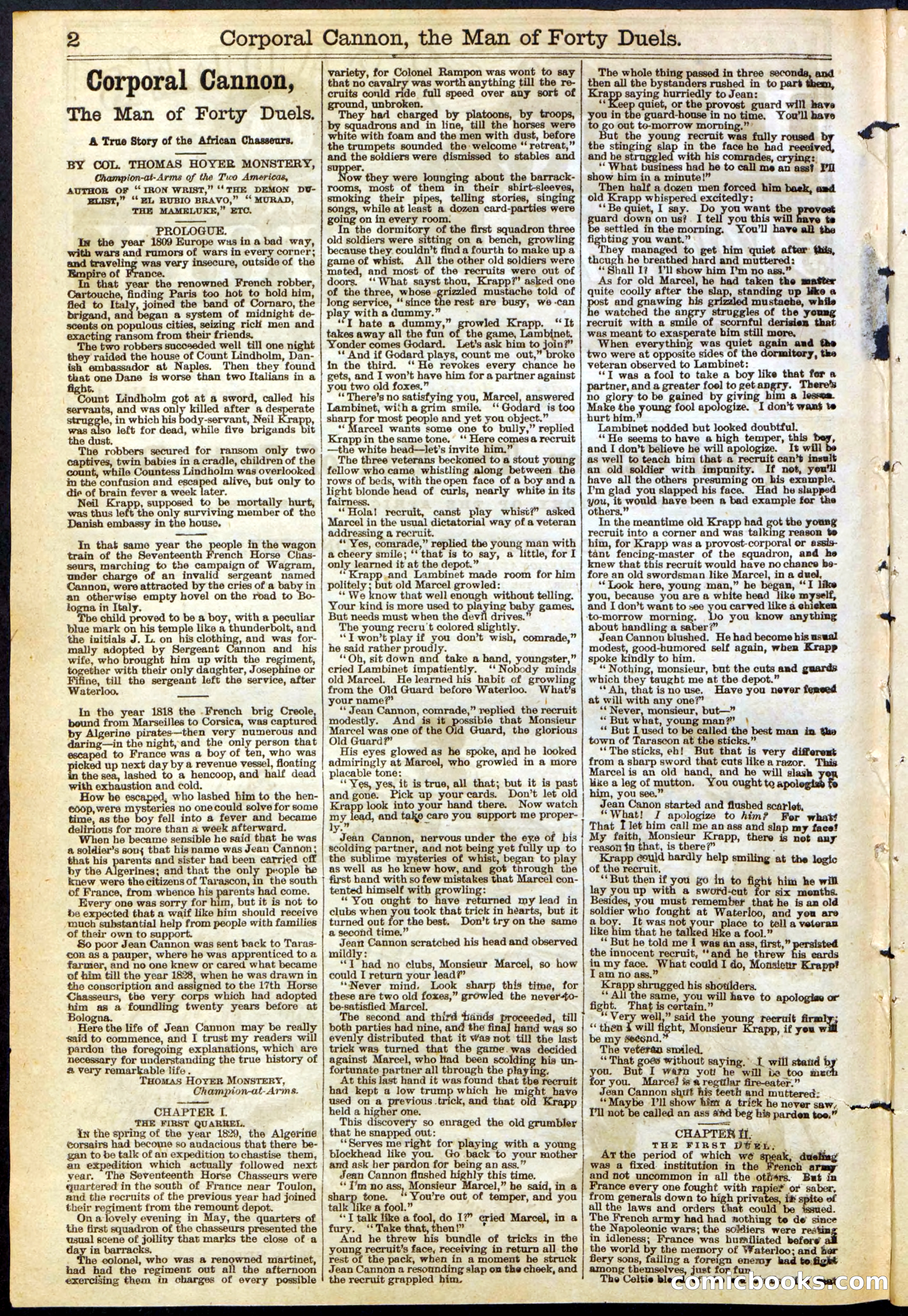 Beadle's New York Dime Library, No. 169 — page 2 of 24