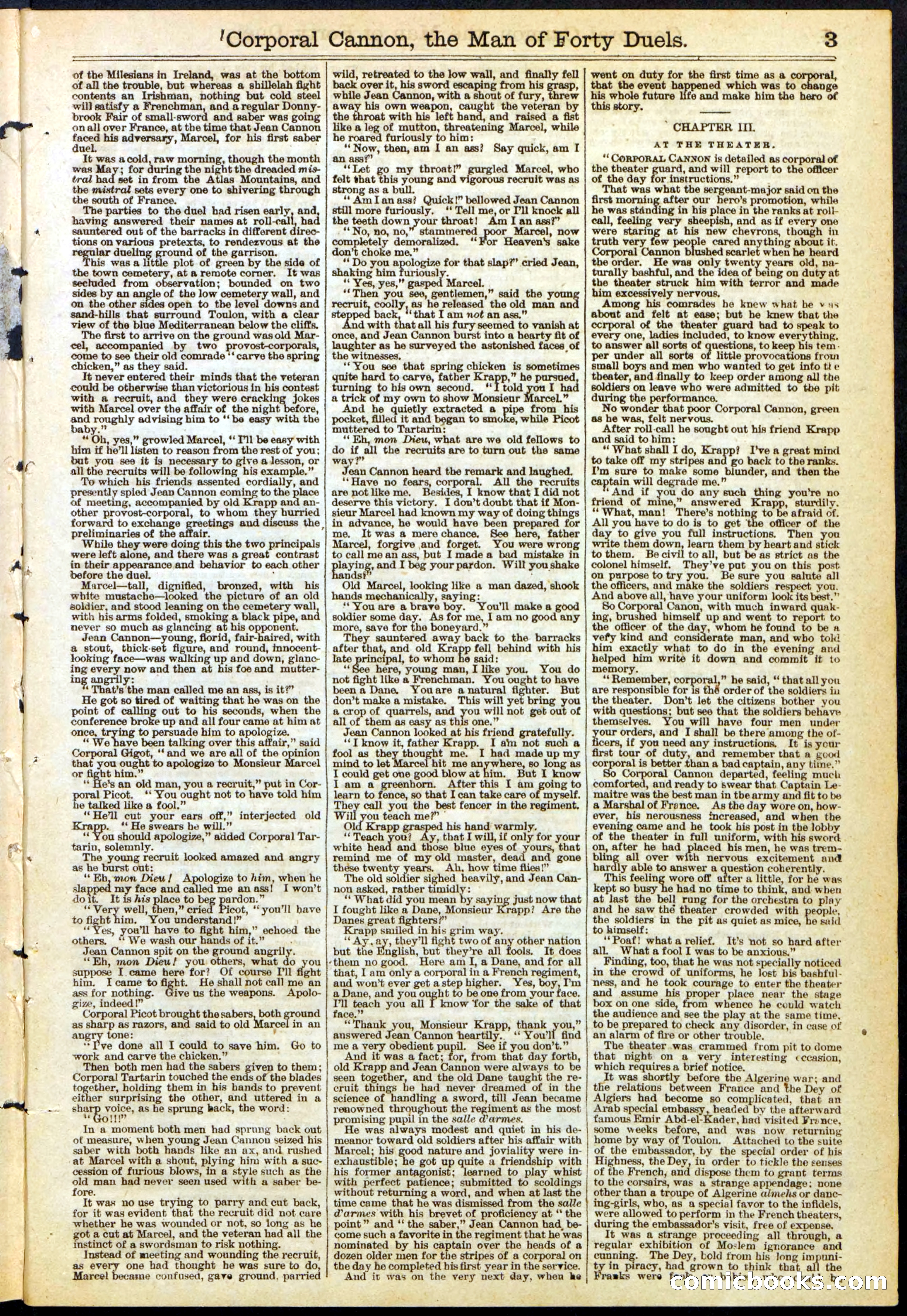 Beadle's New York Dime Library, No. 169 — page 3 of 24