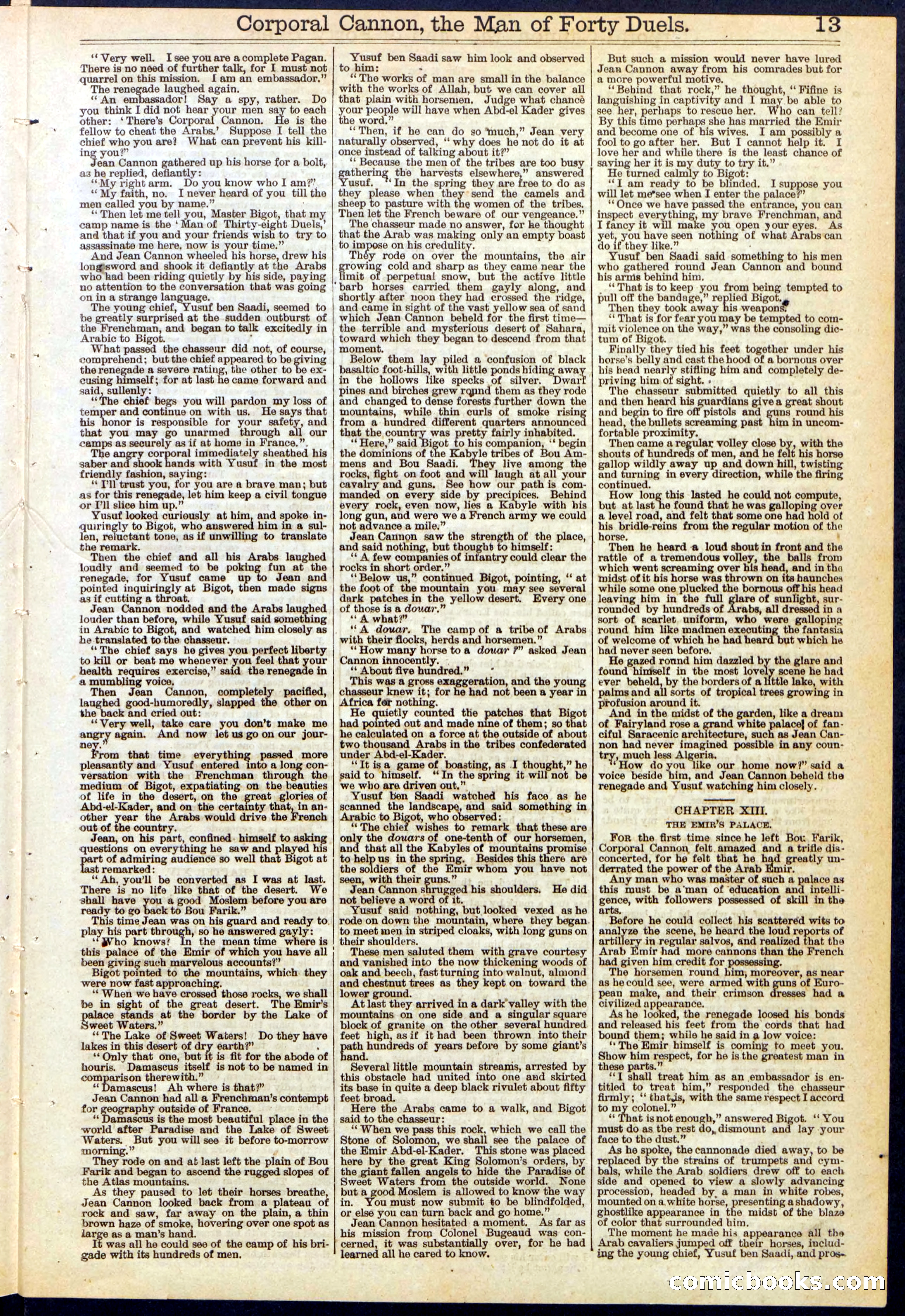Beadle's New York Dime Library, No. 169 — page 13 of 24