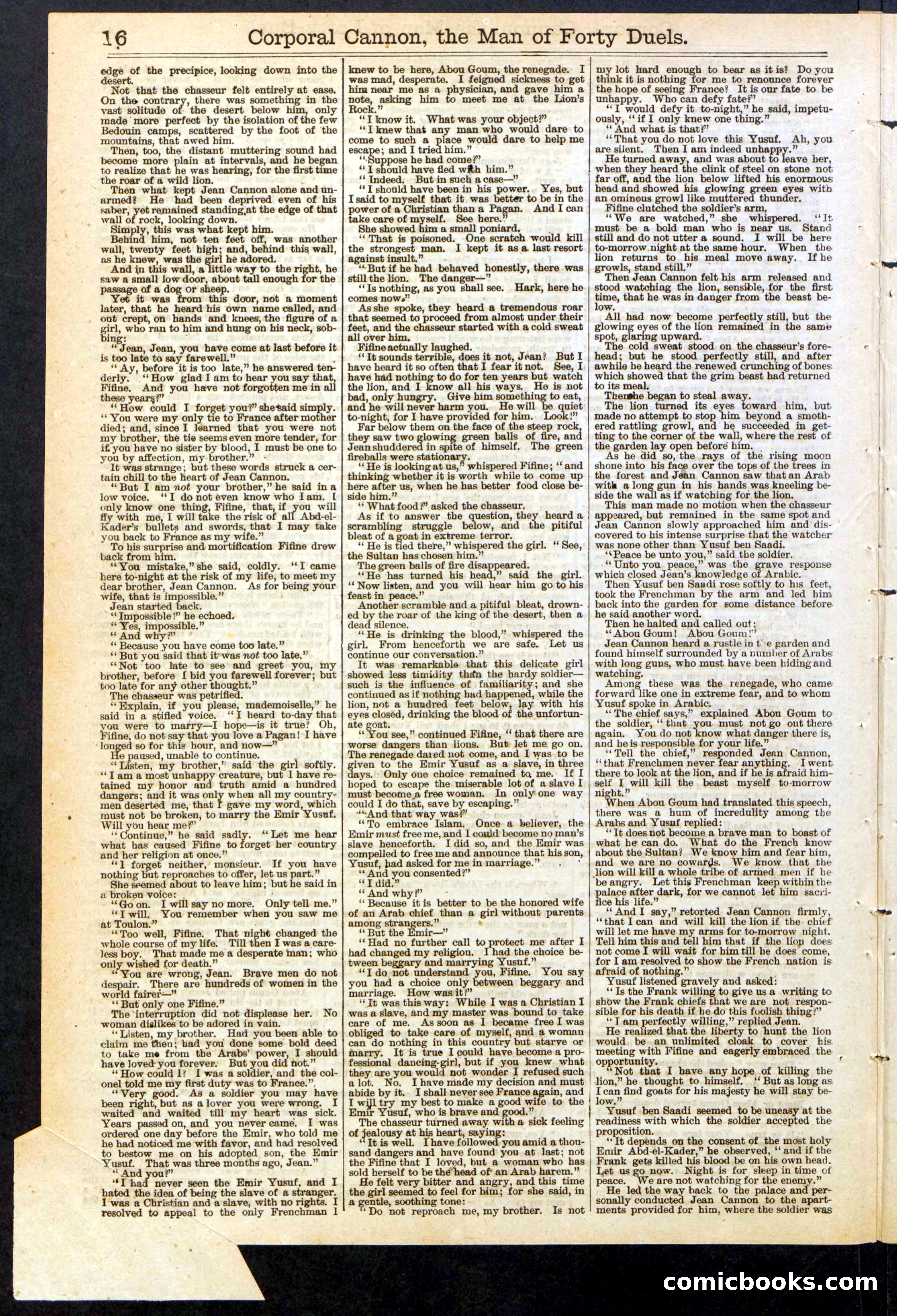 Beadle's New York Dime Library, No. 169 — page 16 of 24