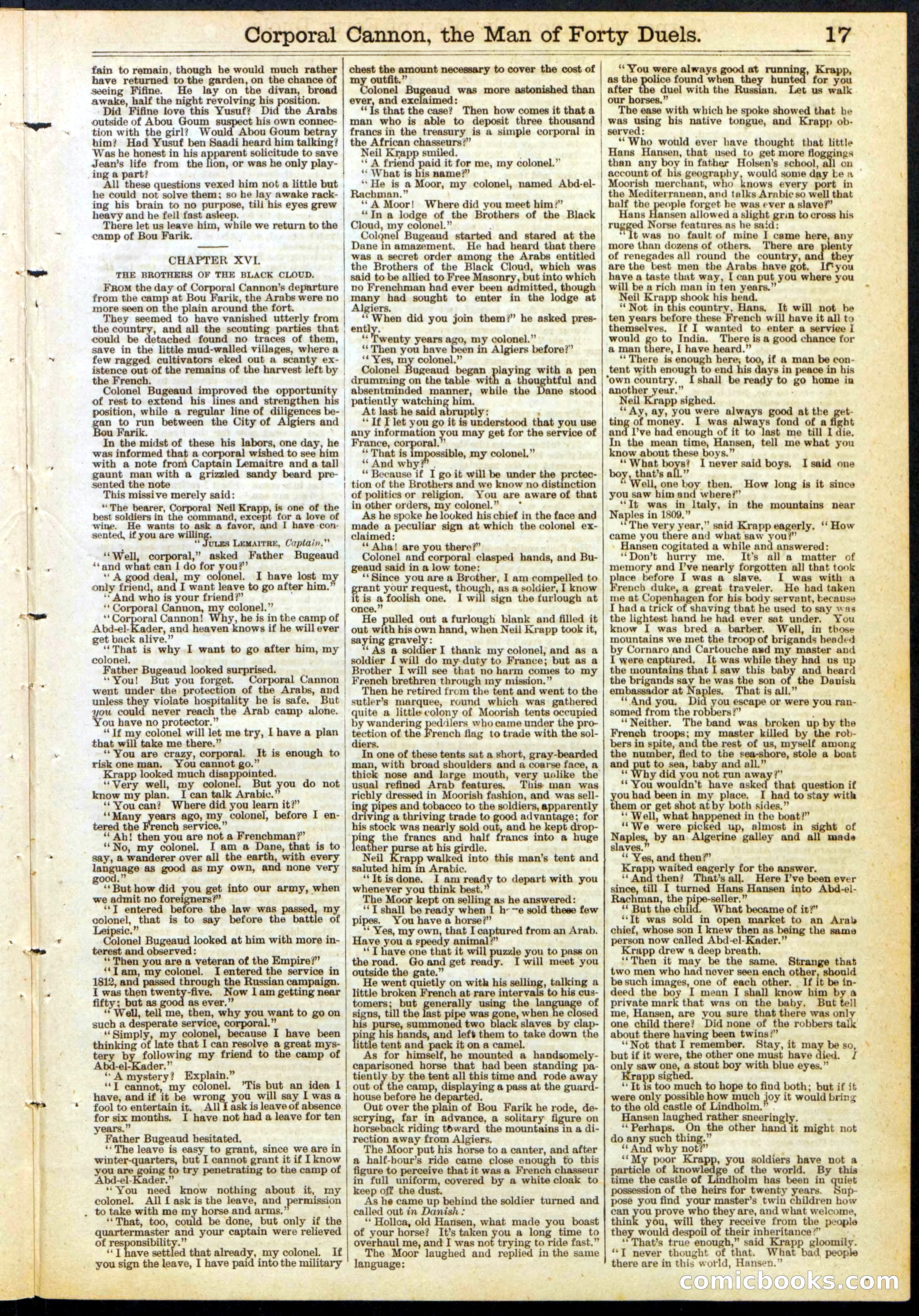 Beadle's New York Dime Library, No. 169 — page 17 of 24