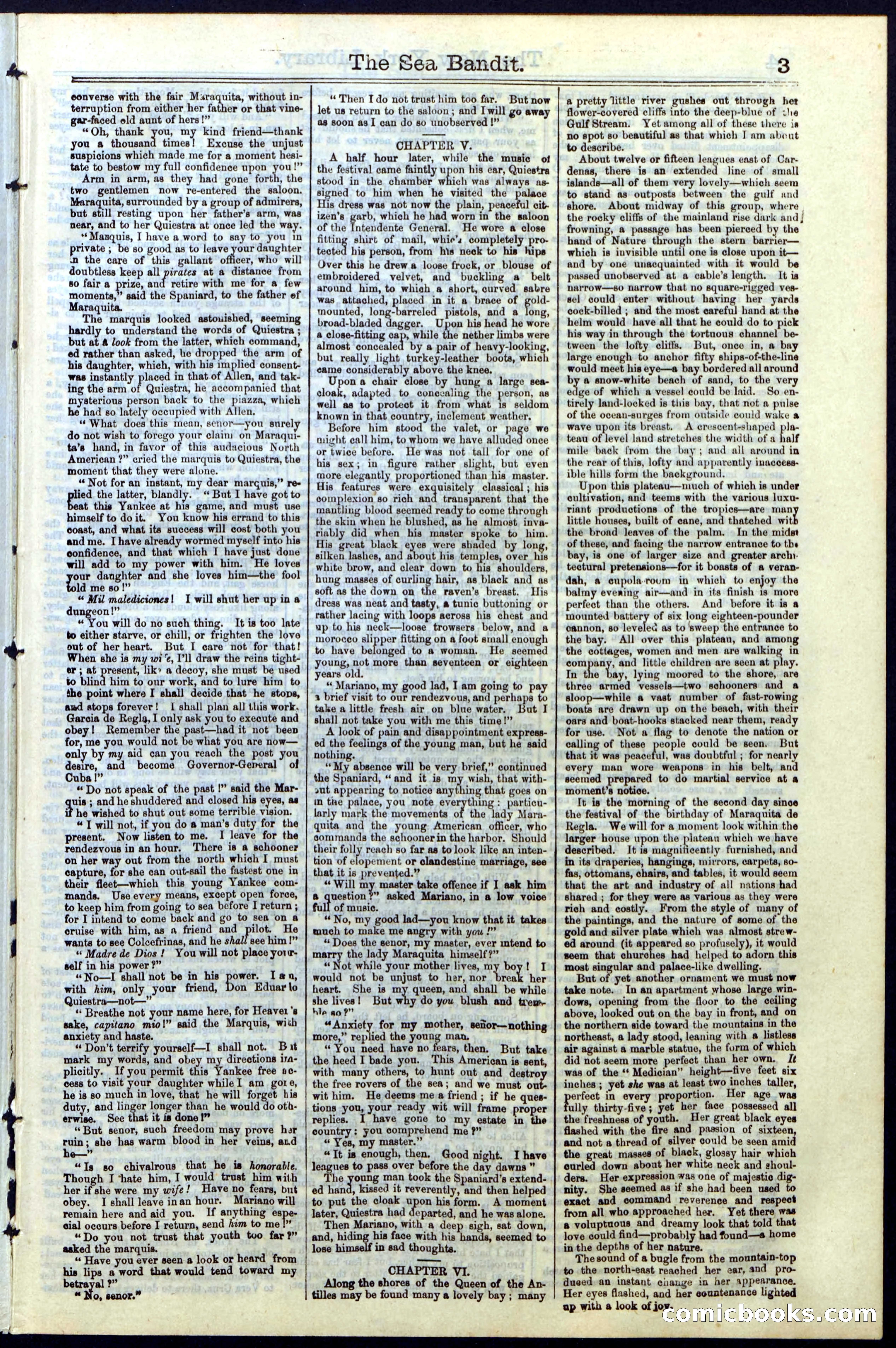 Beadle's Dime Library No. 18 — page 3 of 28