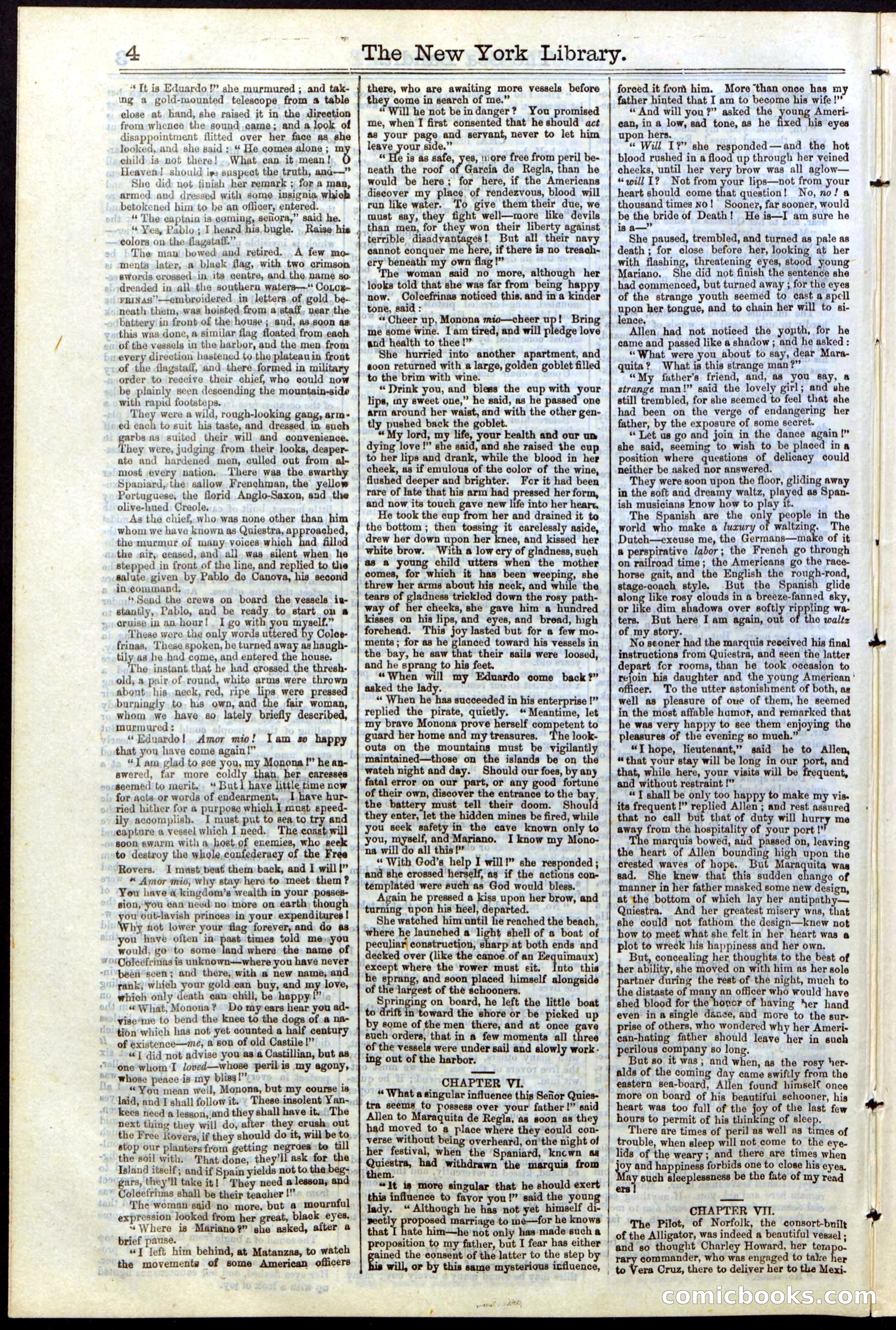 Beadle's Dime Library No. 18 — page 4 of 28