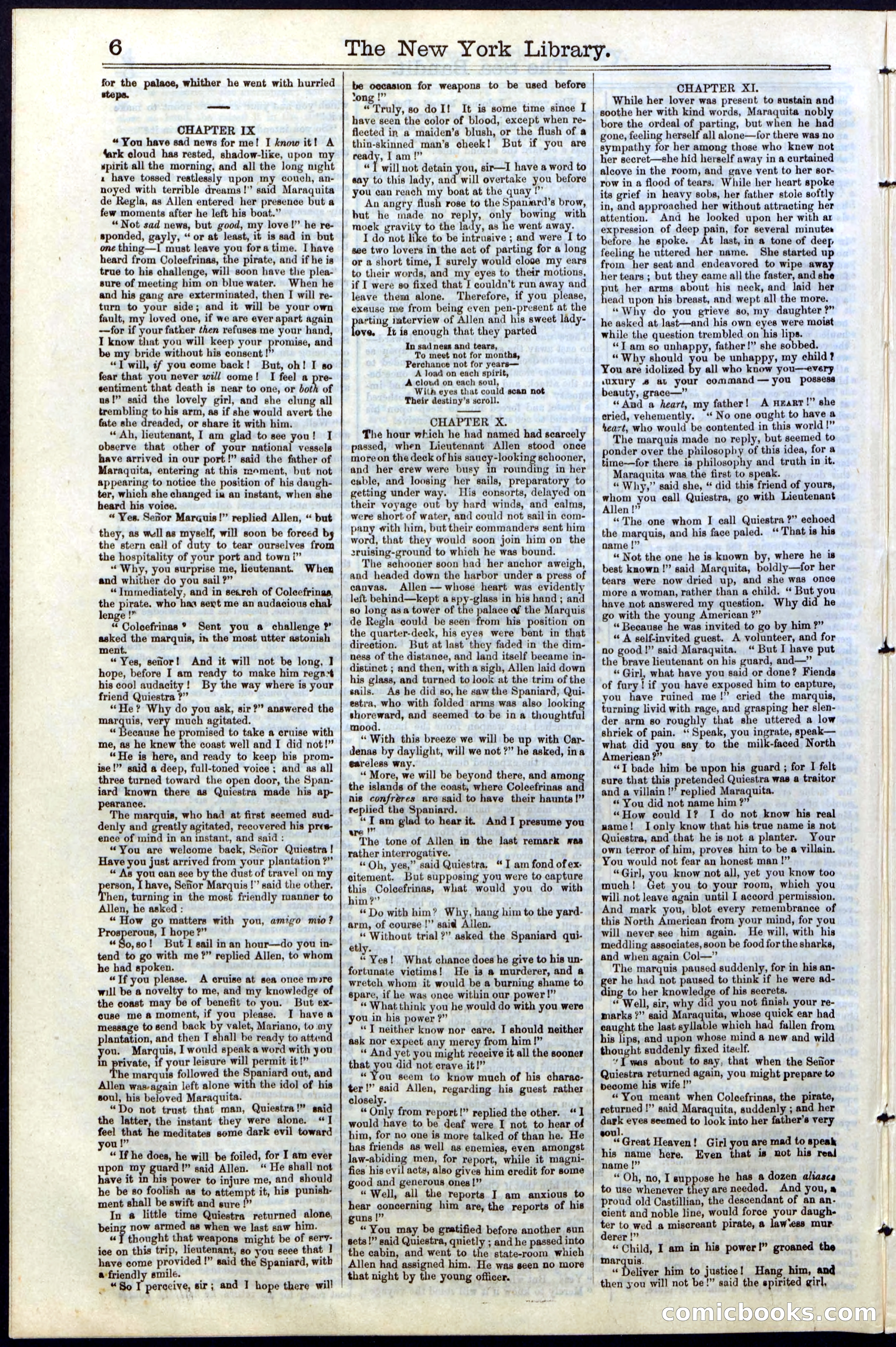Beadle's Dime Library No. 18 — page 6 of 28