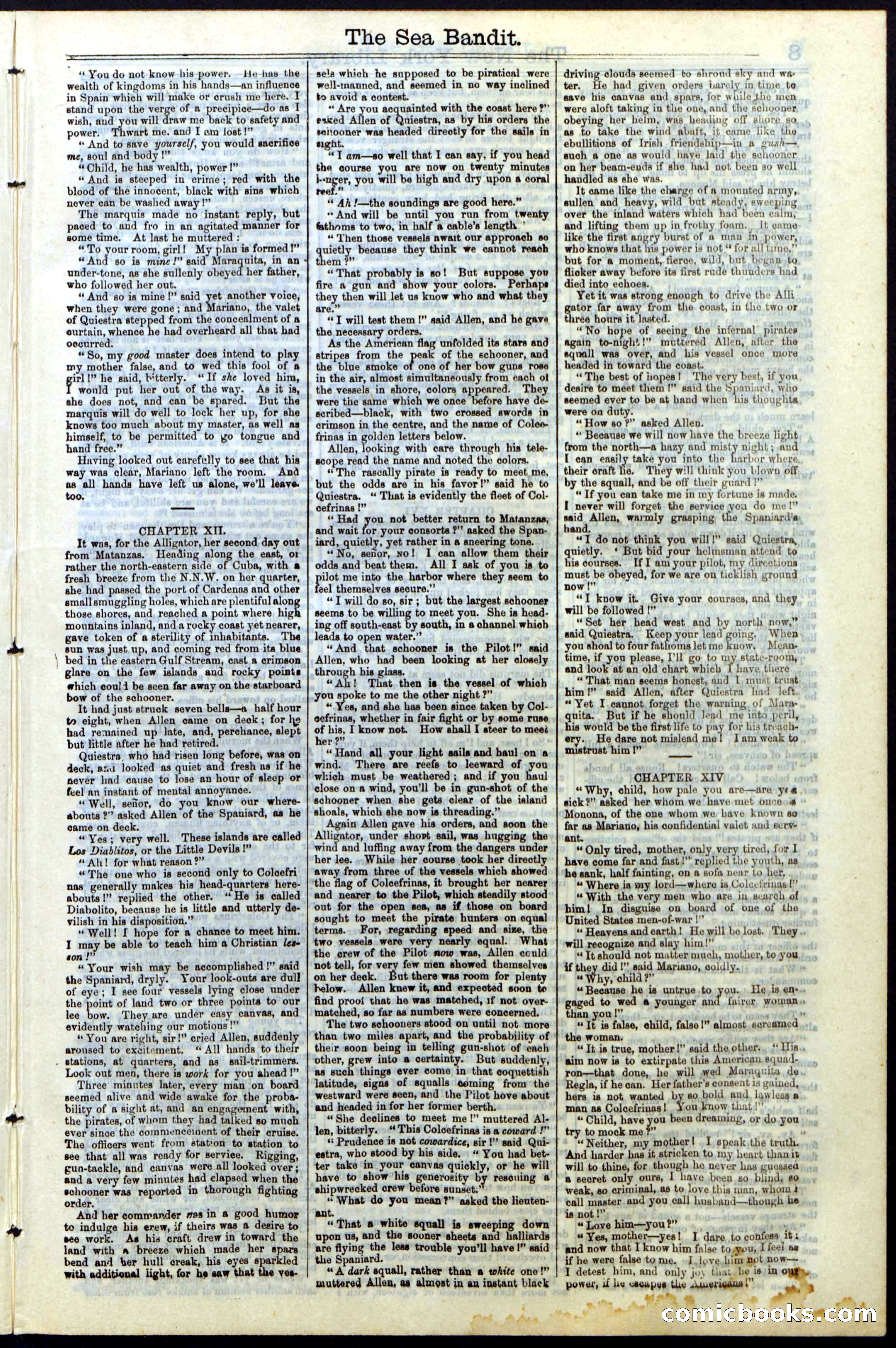 Beadle's Dime Library No. 18 — page 7 of 28