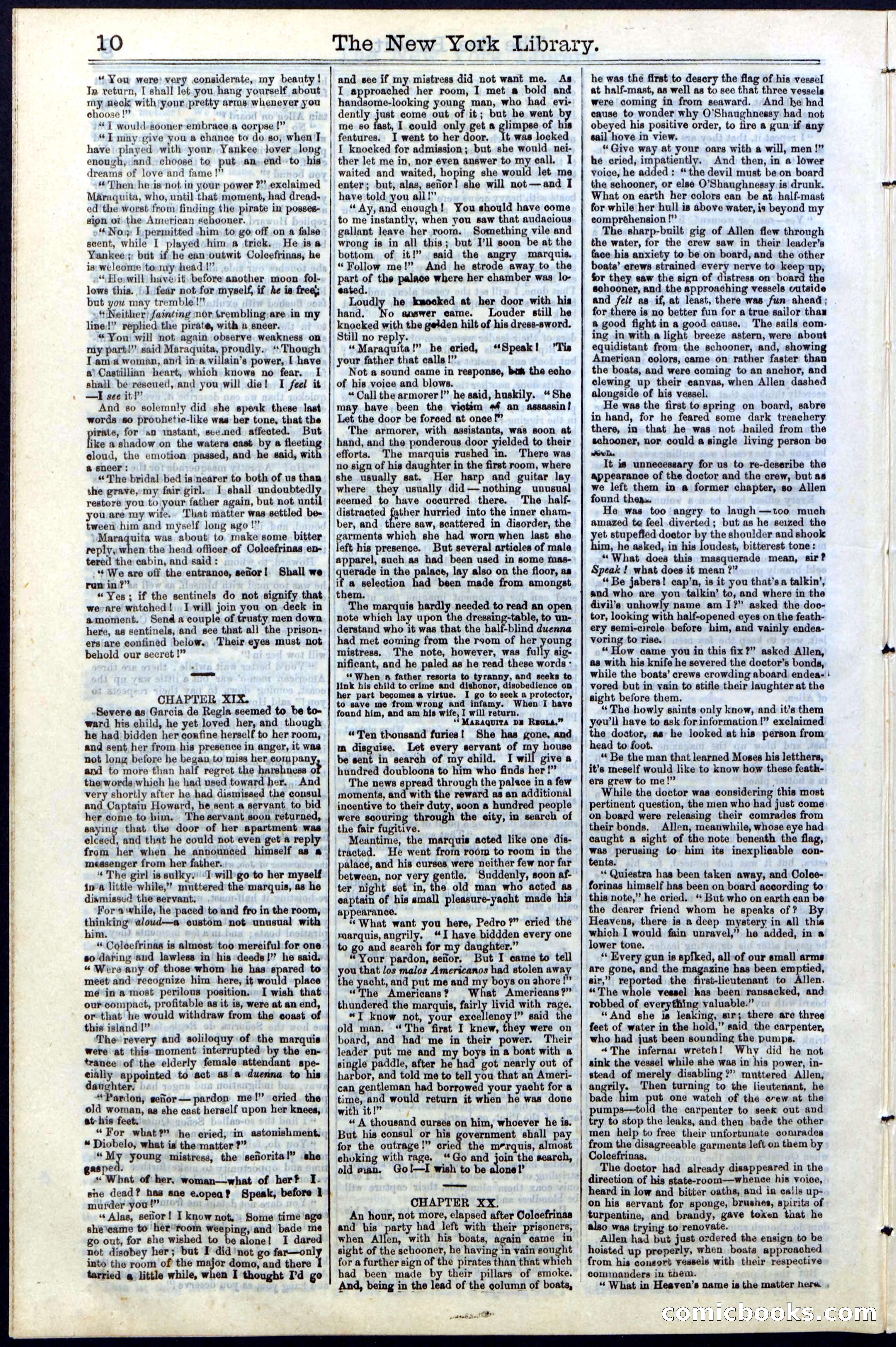 Beadle's Dime Library No. 18 — page 10 of 28