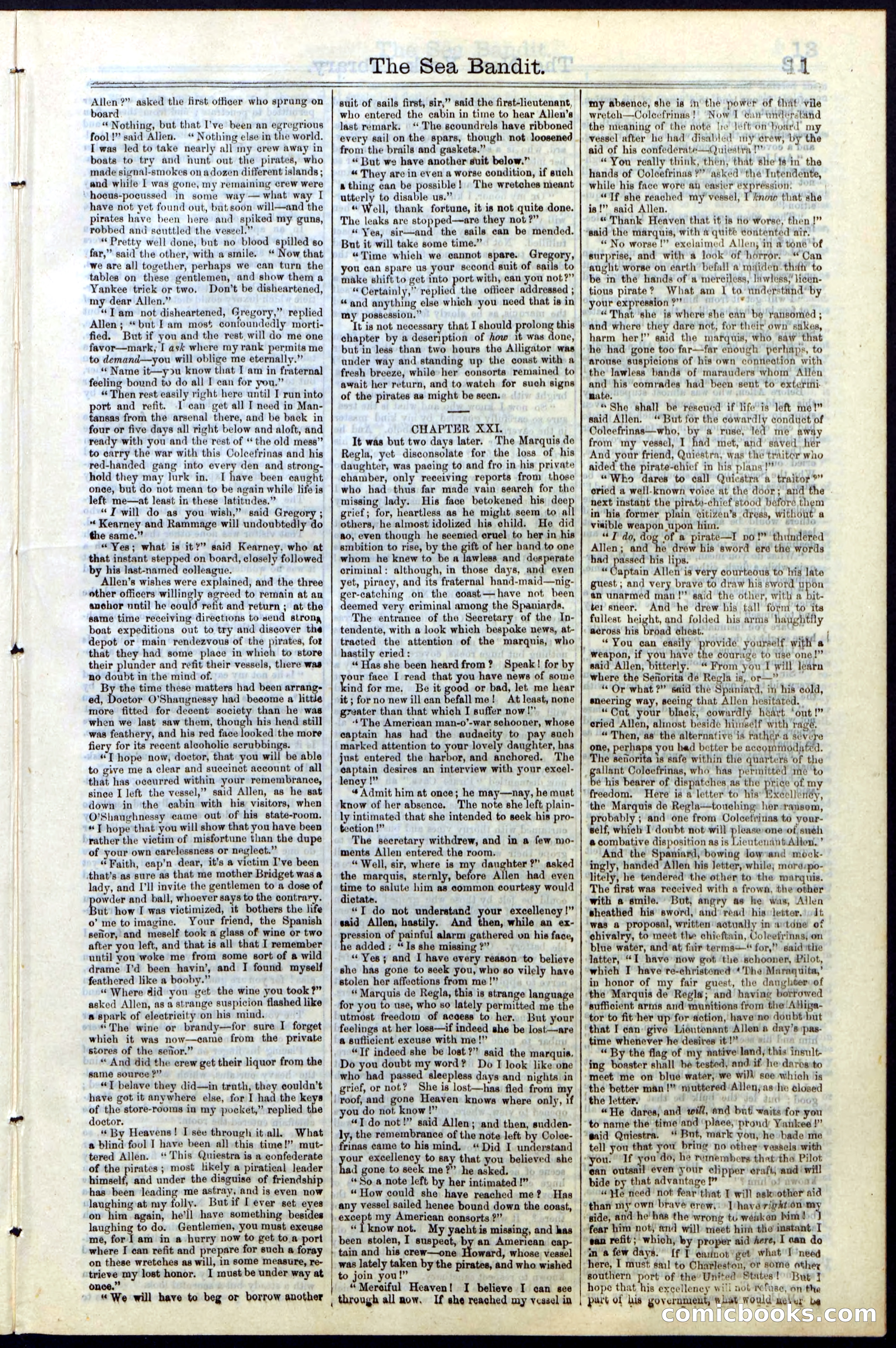 Beadle's Dime Library No. 18 — page 11 of 28