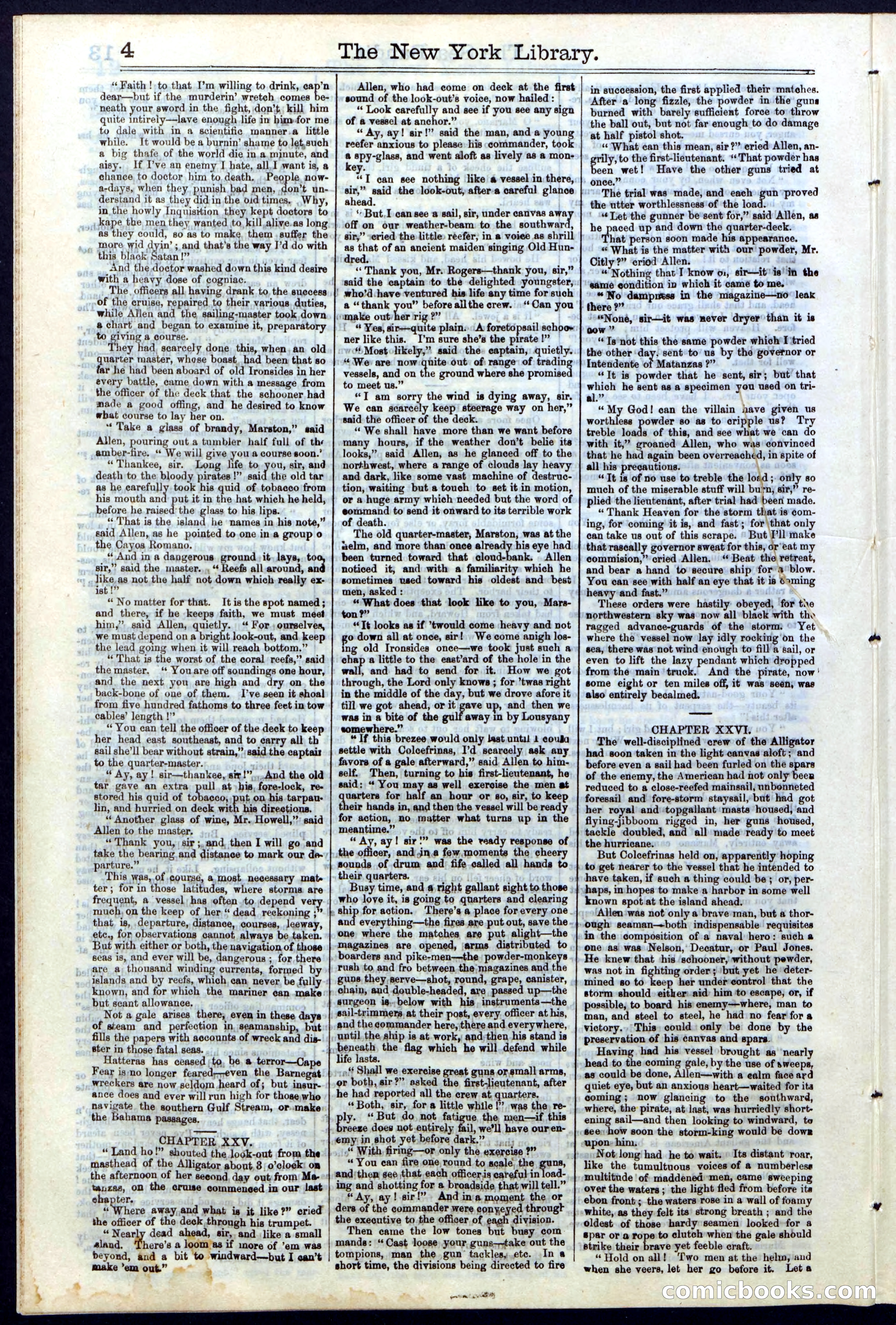 Beadle's Dime Library No. 18 — page 14 of 28