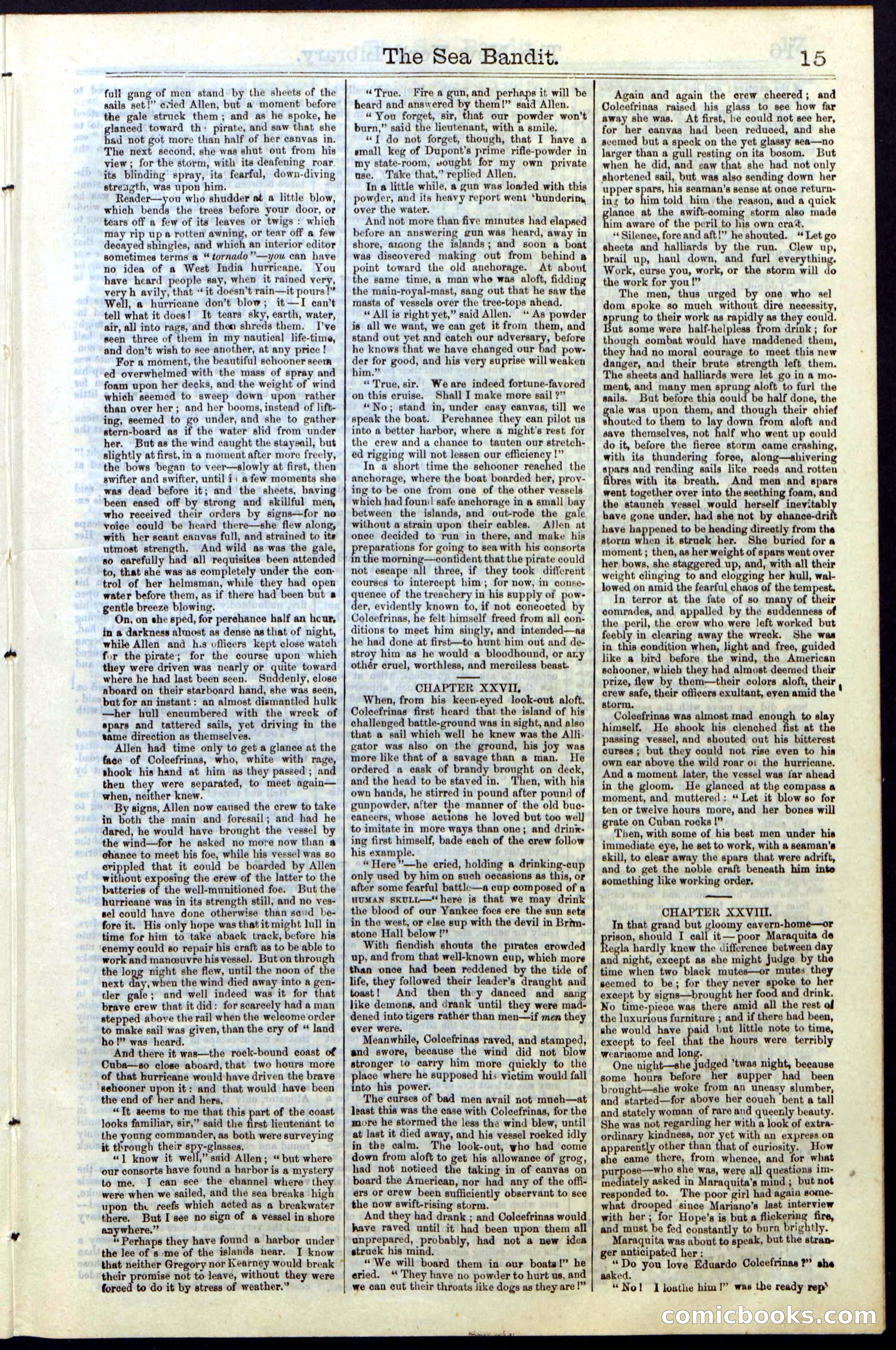 Beadle's Dime Library No. 18 — page 15 of 28