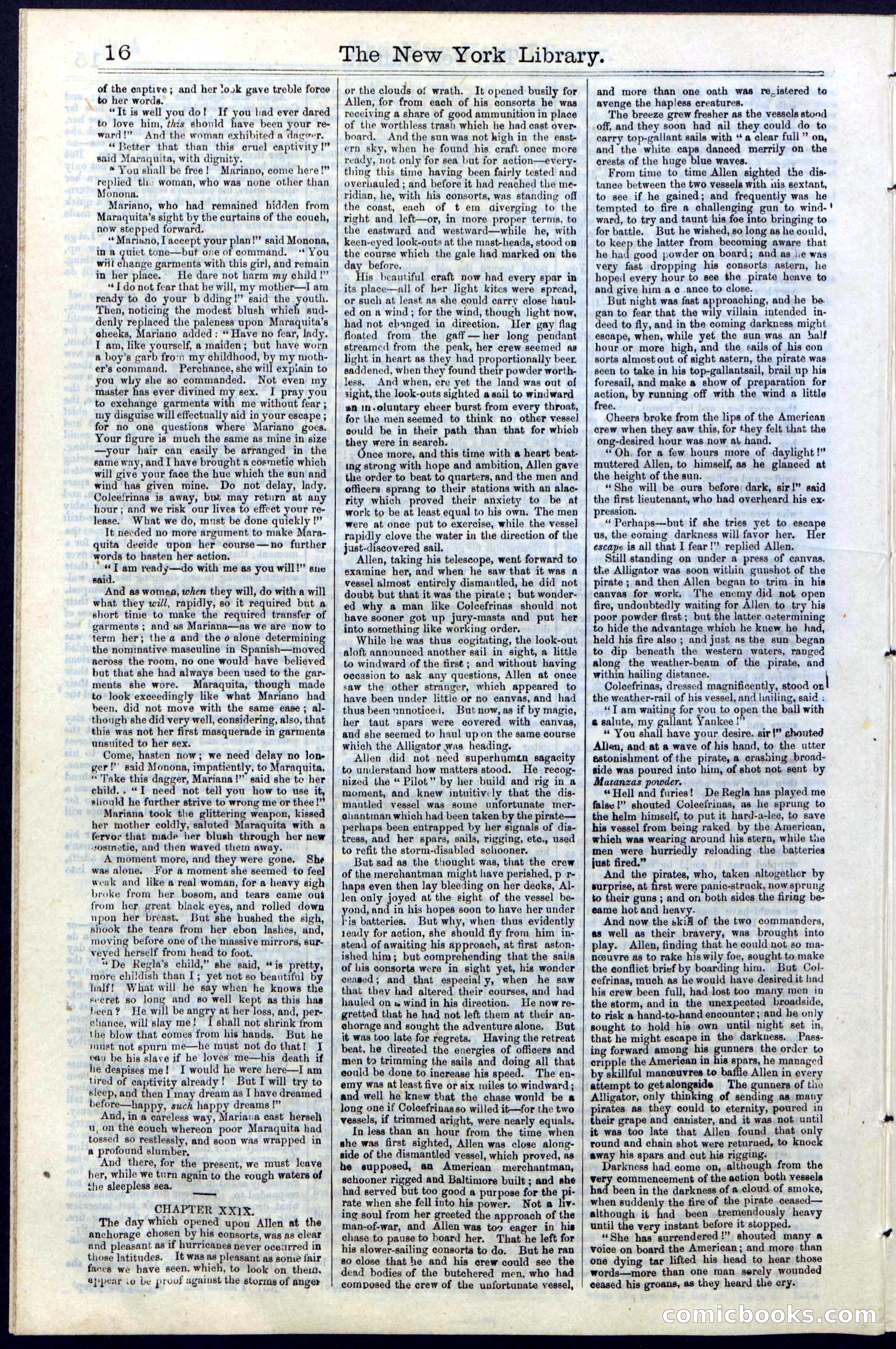 Beadle's Dime Library No. 18 — page 16 of 28