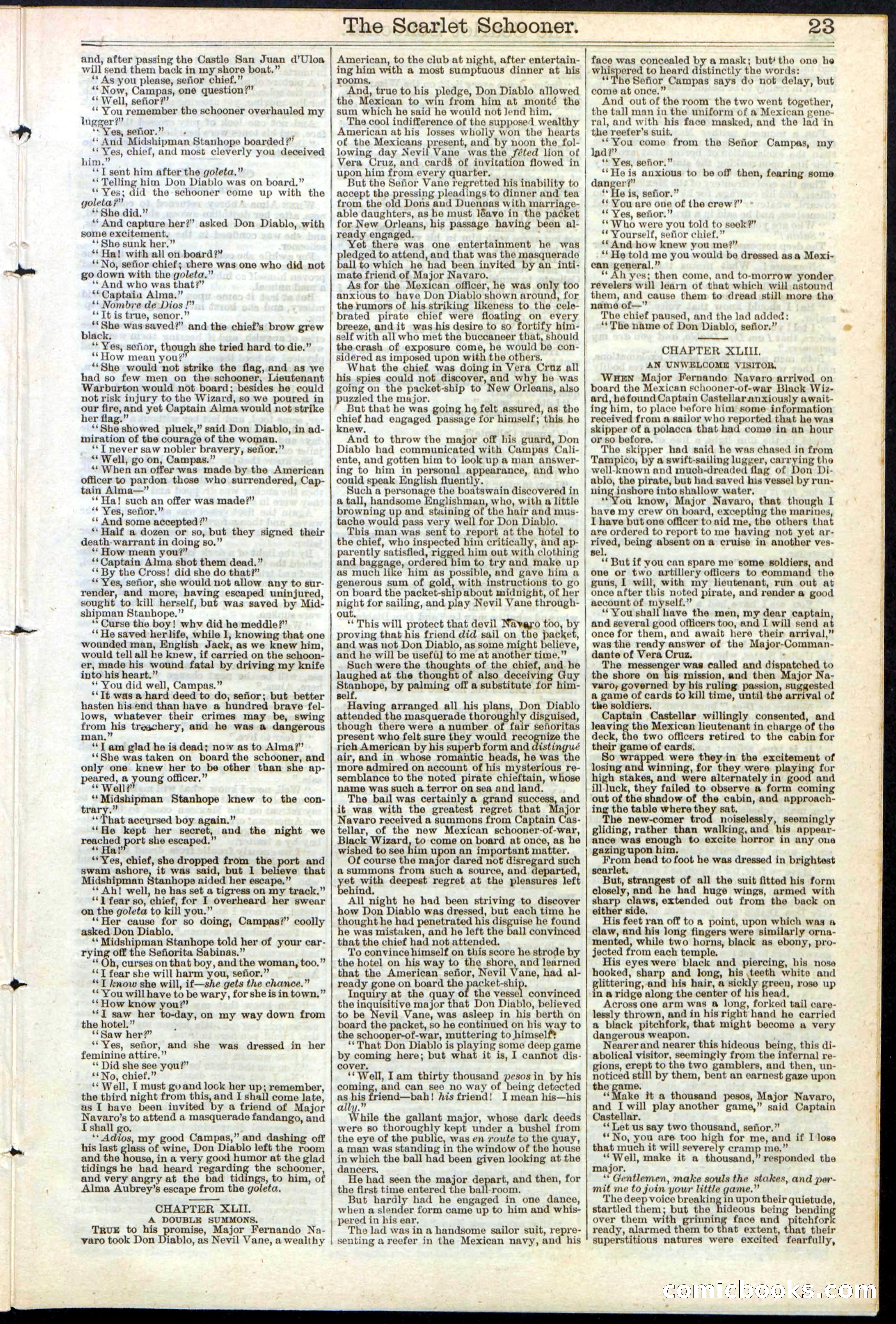 Beadle's New York Dime Library, No. 181 — page 23 of 32