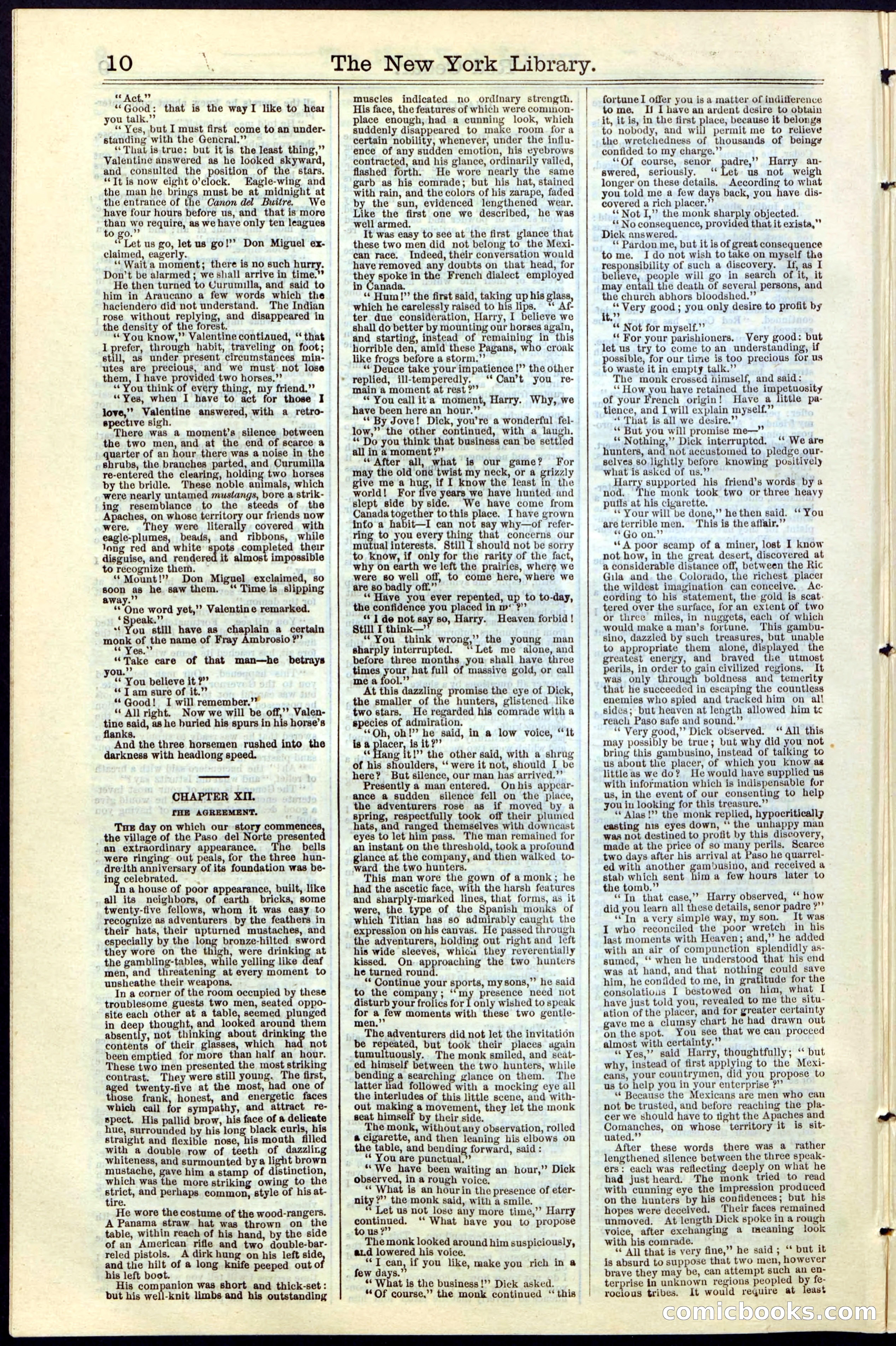 Beadle's New York Dime Library No. 19 — page 10 of 40