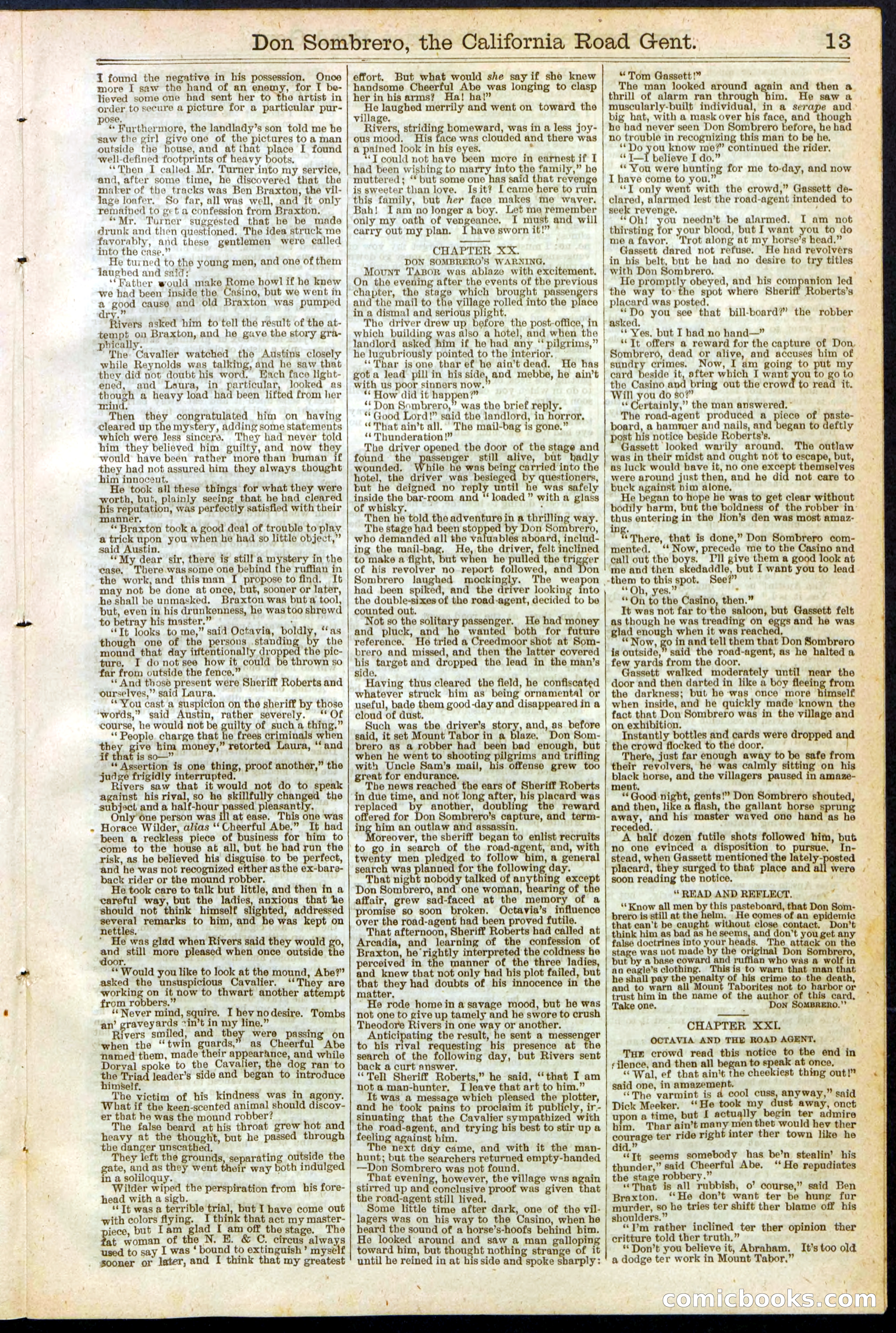 Beadle's New York Dime Library, No. 194 — page 13 of 32