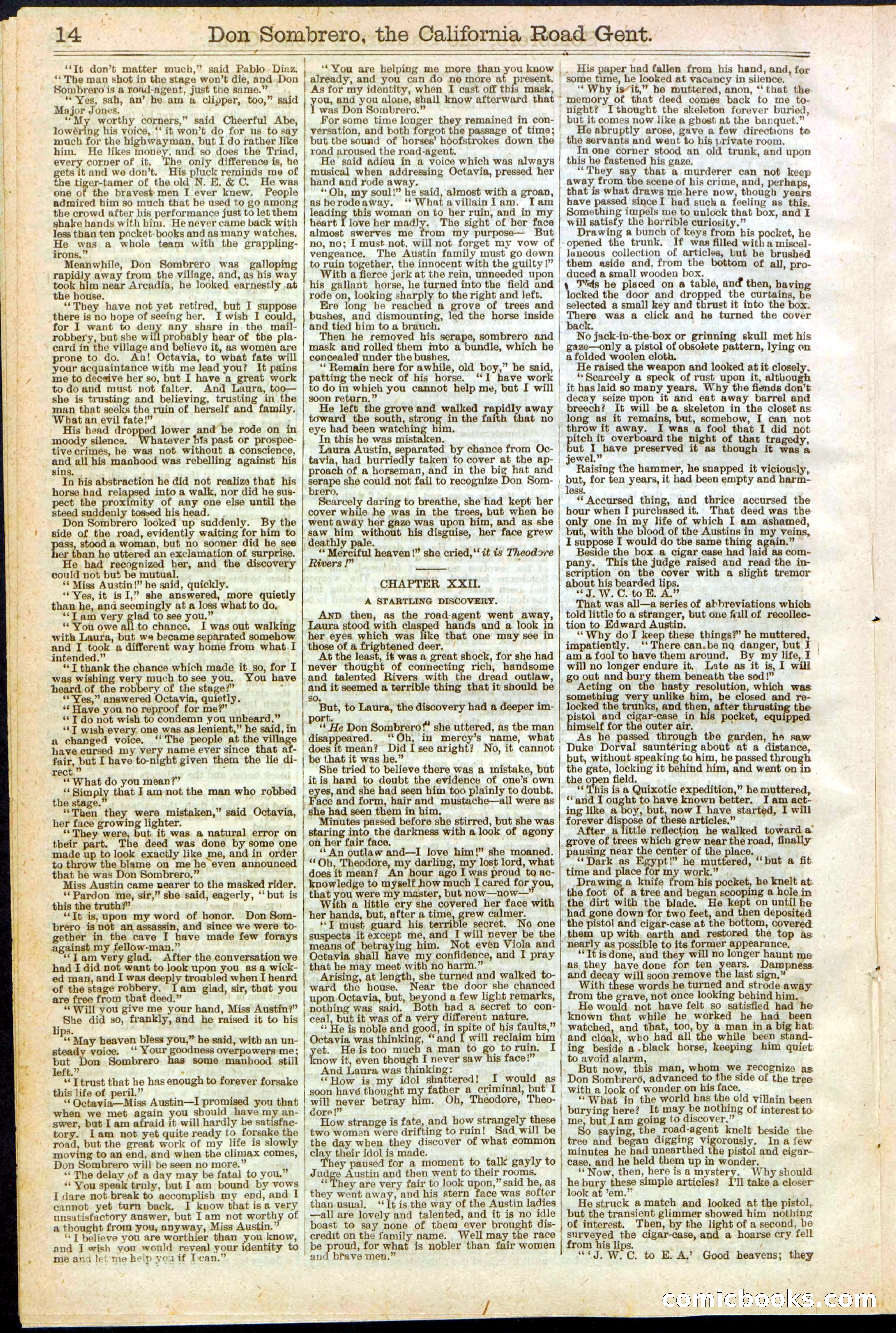 Beadle's New York Dime Library, No. 194 — page 14 of 32