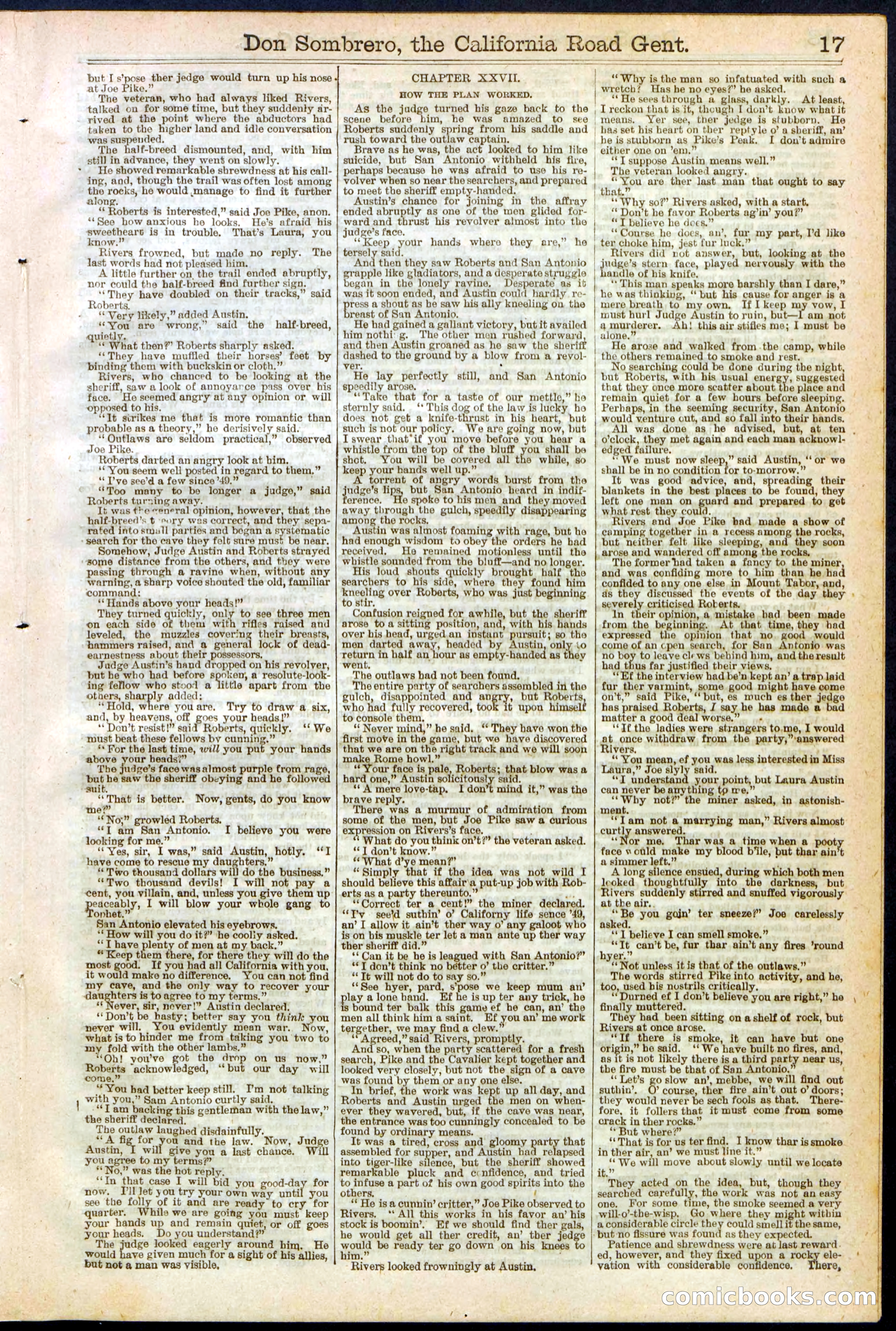 Beadle's New York Dime Library, No. 194 — page 17 of 32