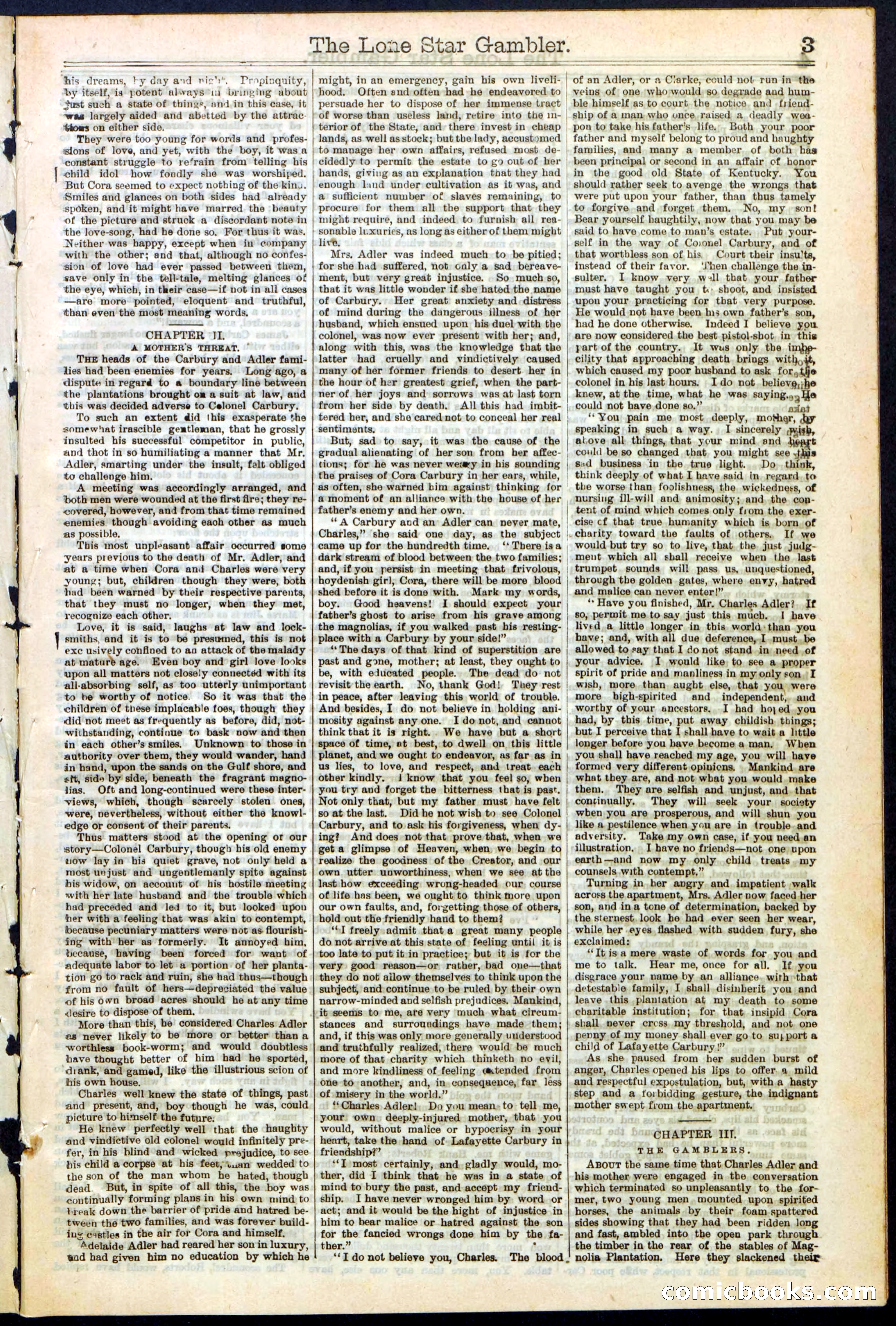 Beadle's New York Dime Library, No. 195 — page 3 of 28