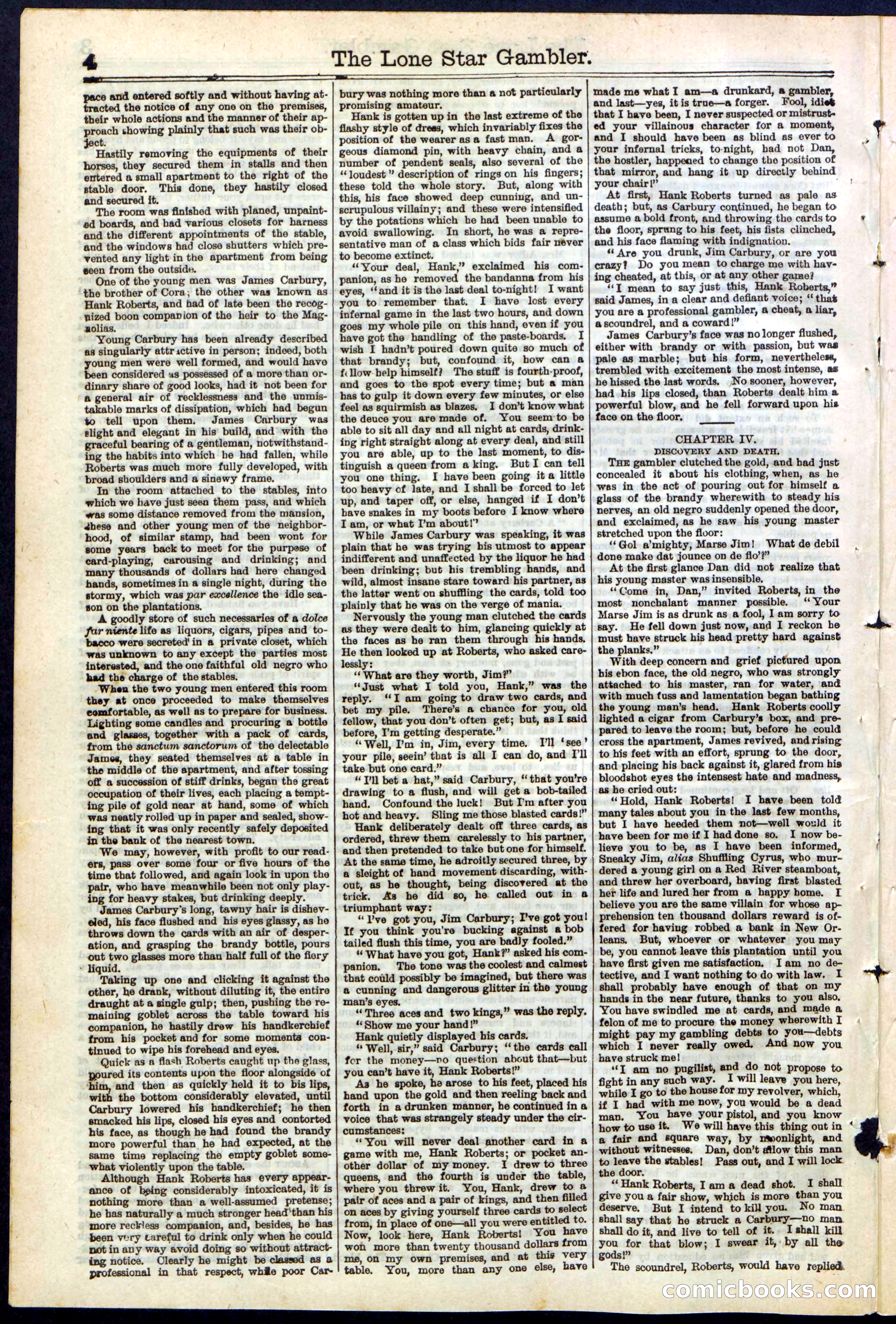 Beadle's New York Dime Library, No. 195 — page 4 of 28