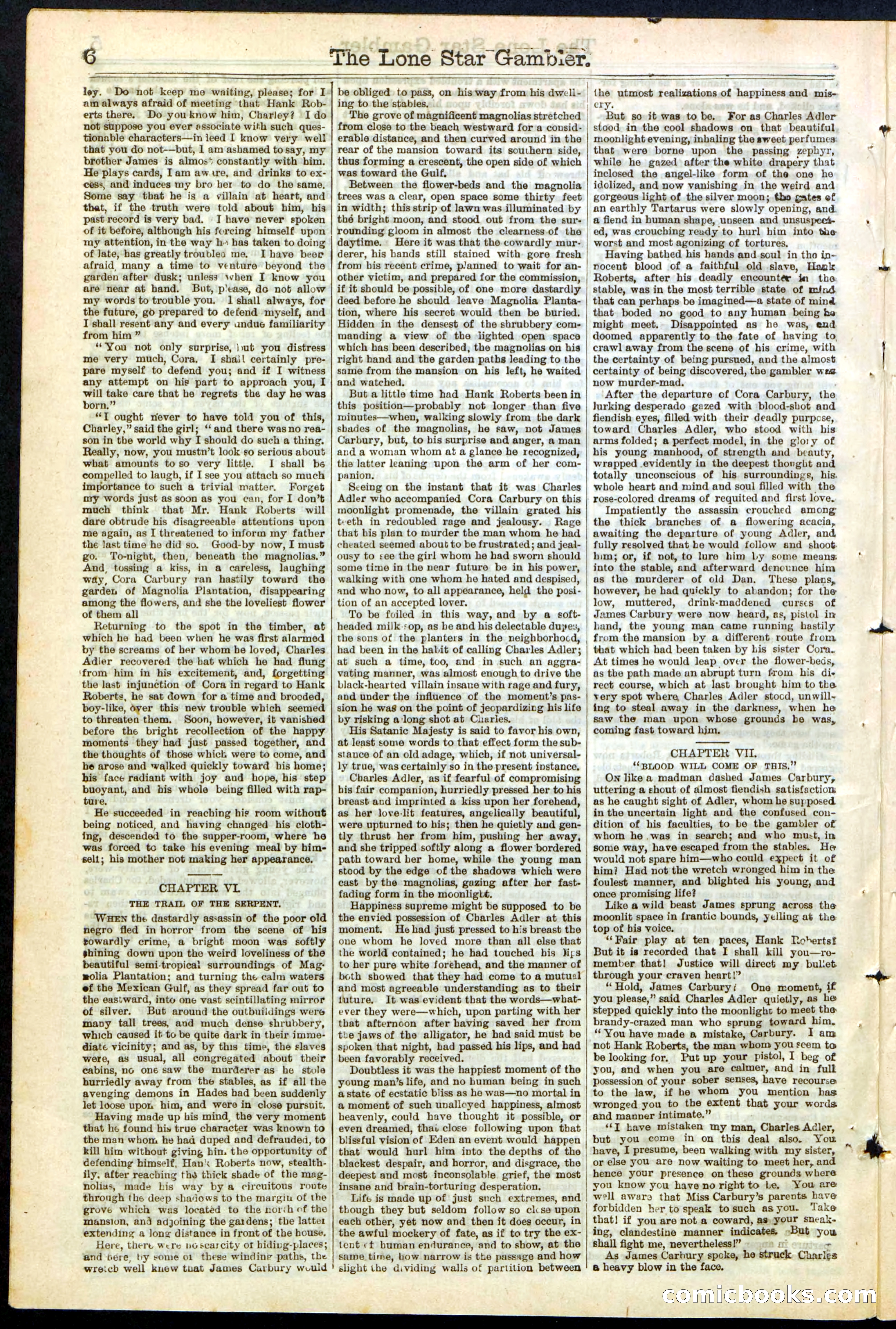 Beadle's New York Dime Library, No. 195 — page 6 of 28