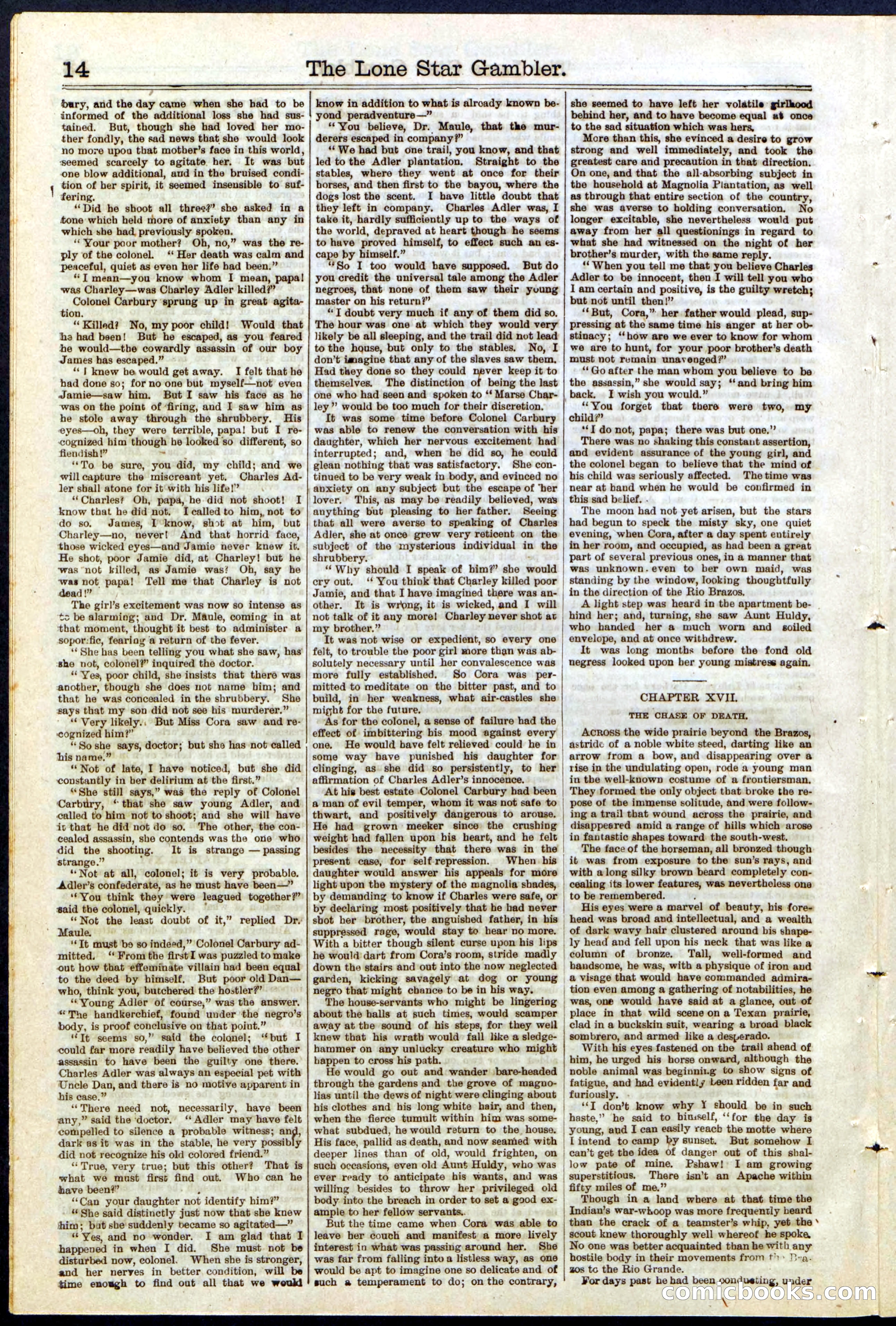 Beadle's New York Dime Library, No. 195 — page 14 of 28