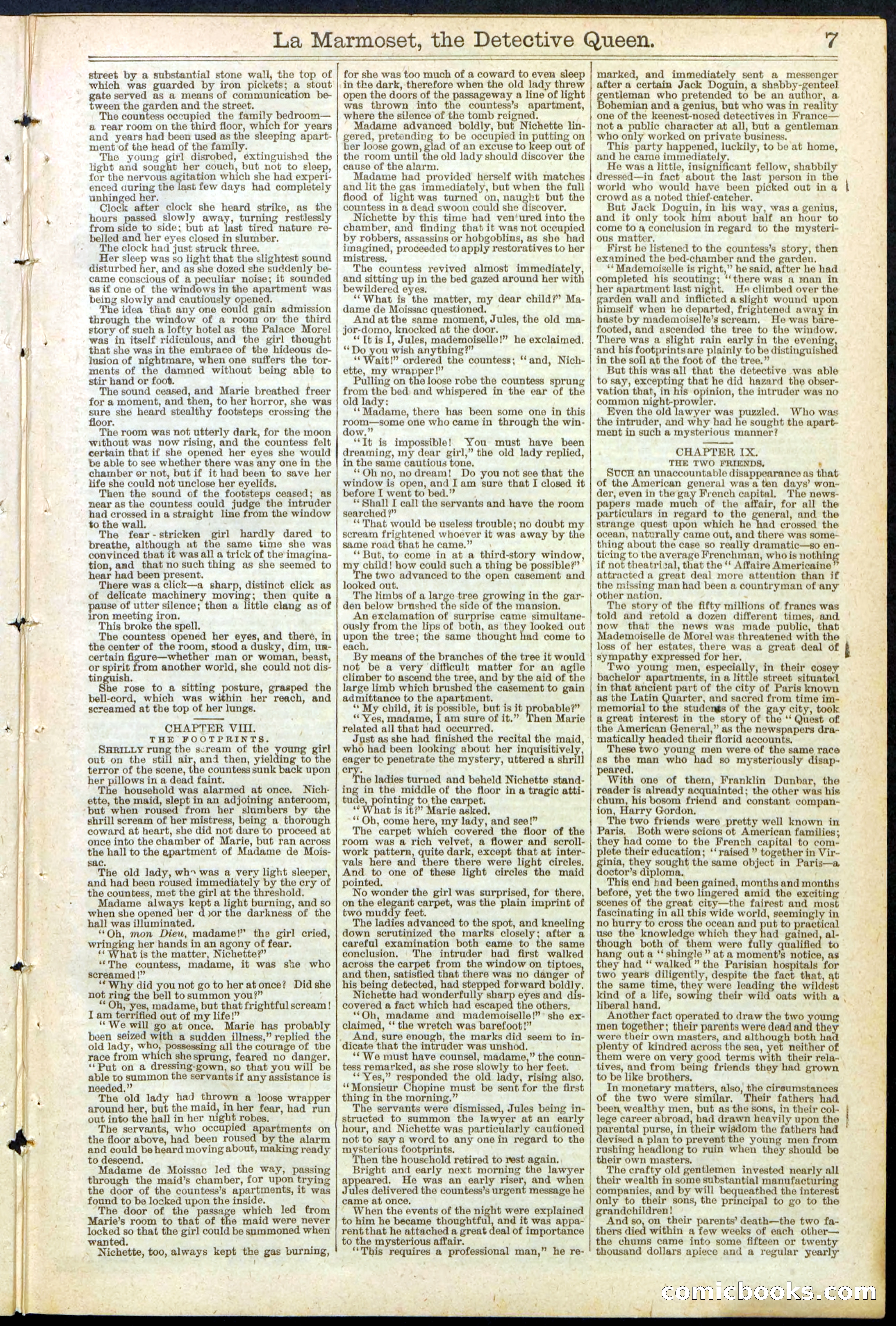 Beadle's New York Dime Library, No. 196 — page 7 of 28