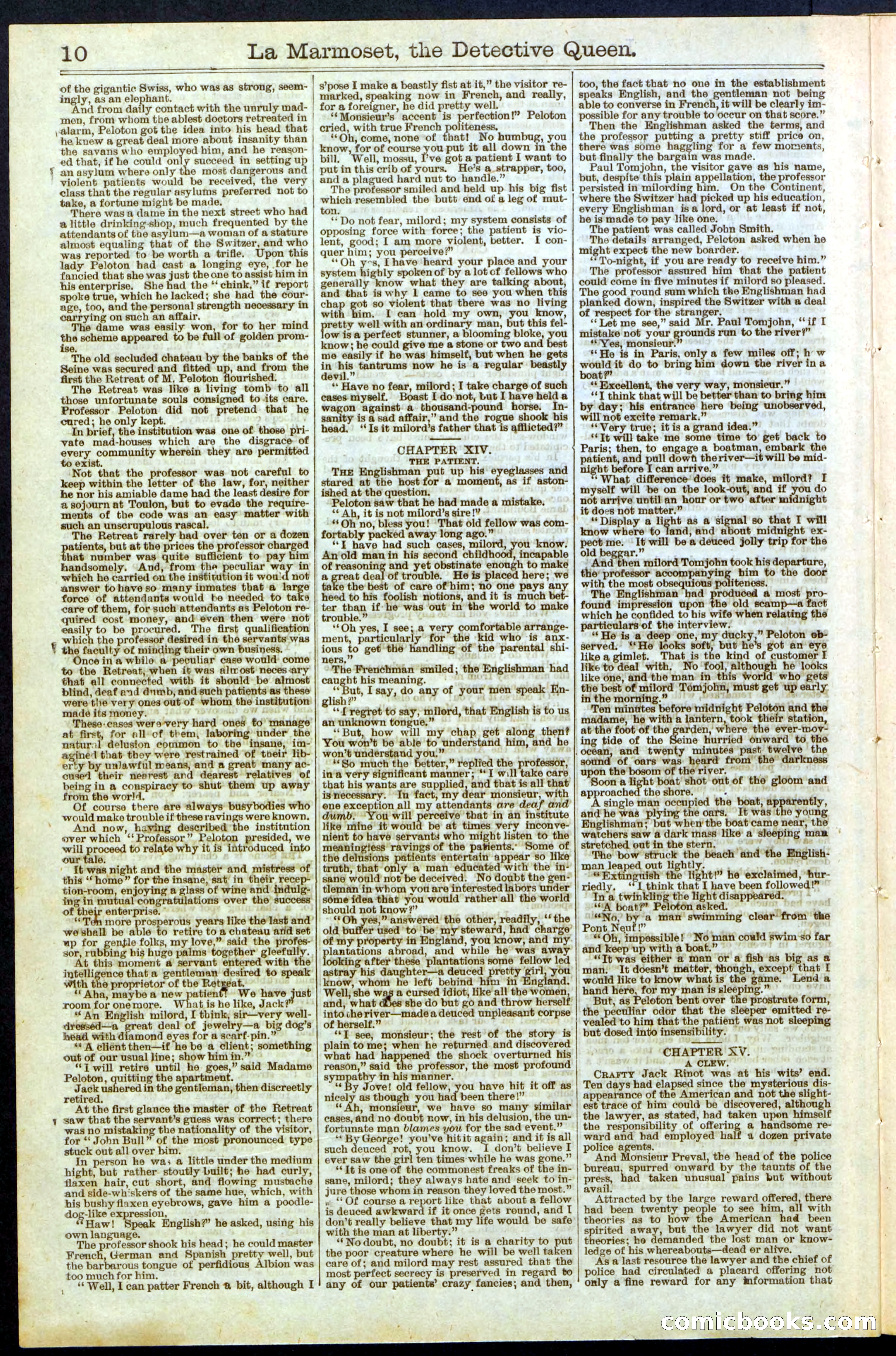 Beadle's New York Dime Library, No. 196 — page 10 of 28