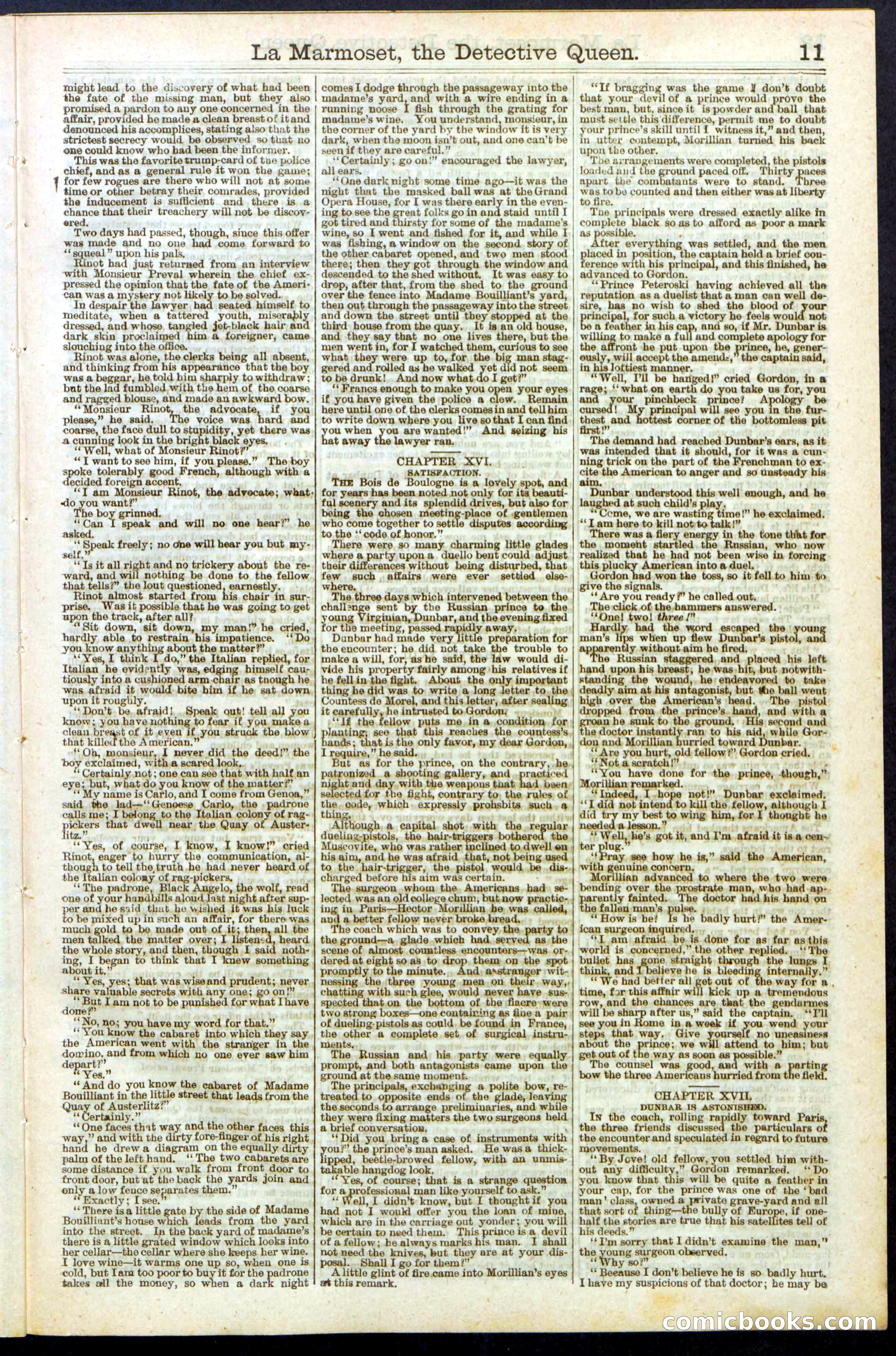 Beadle's New York Dime Library, No. 196 — page 11 of 28
