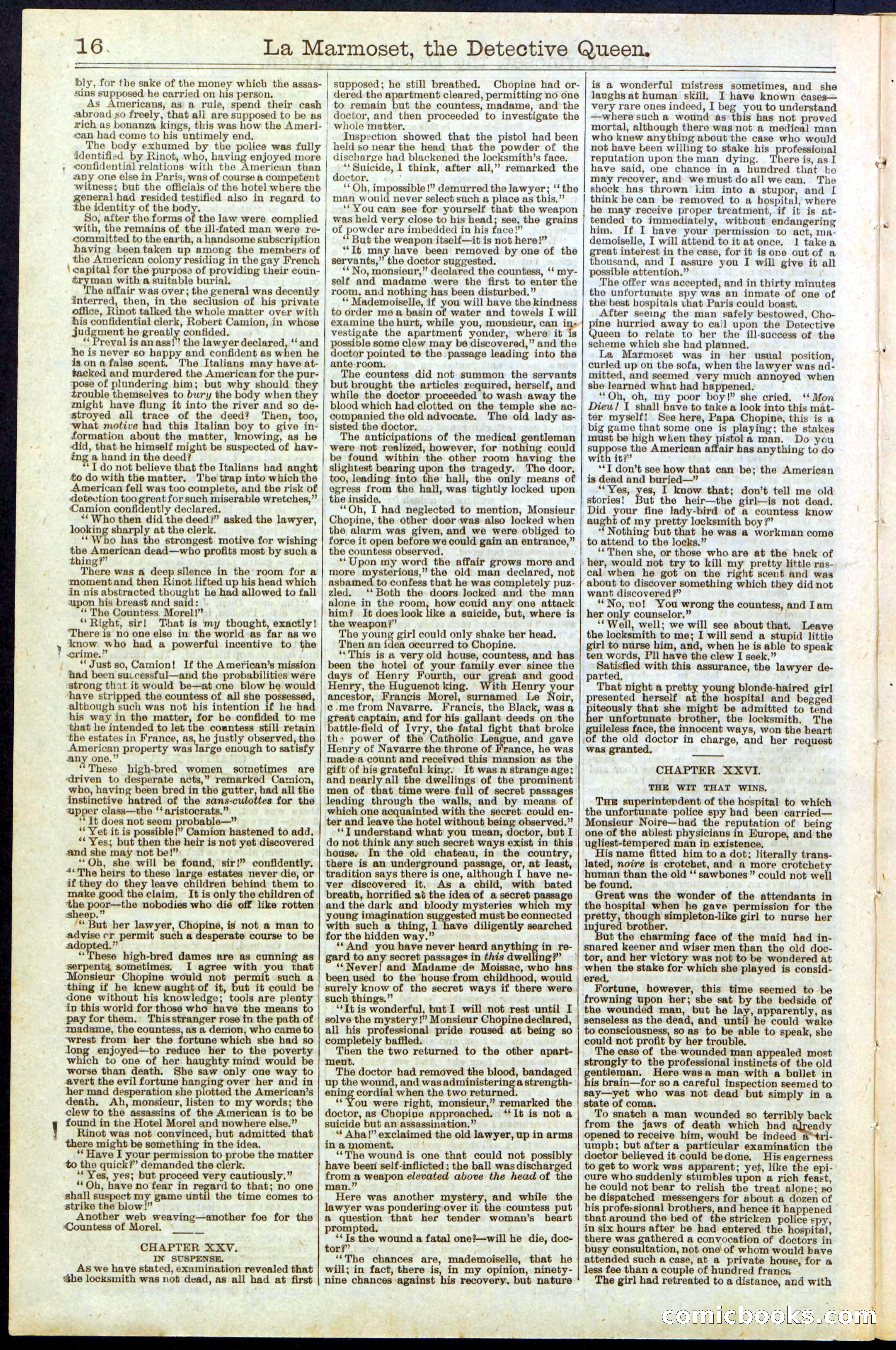 Beadle's New York Dime Library, No. 196 — page 16 of 28