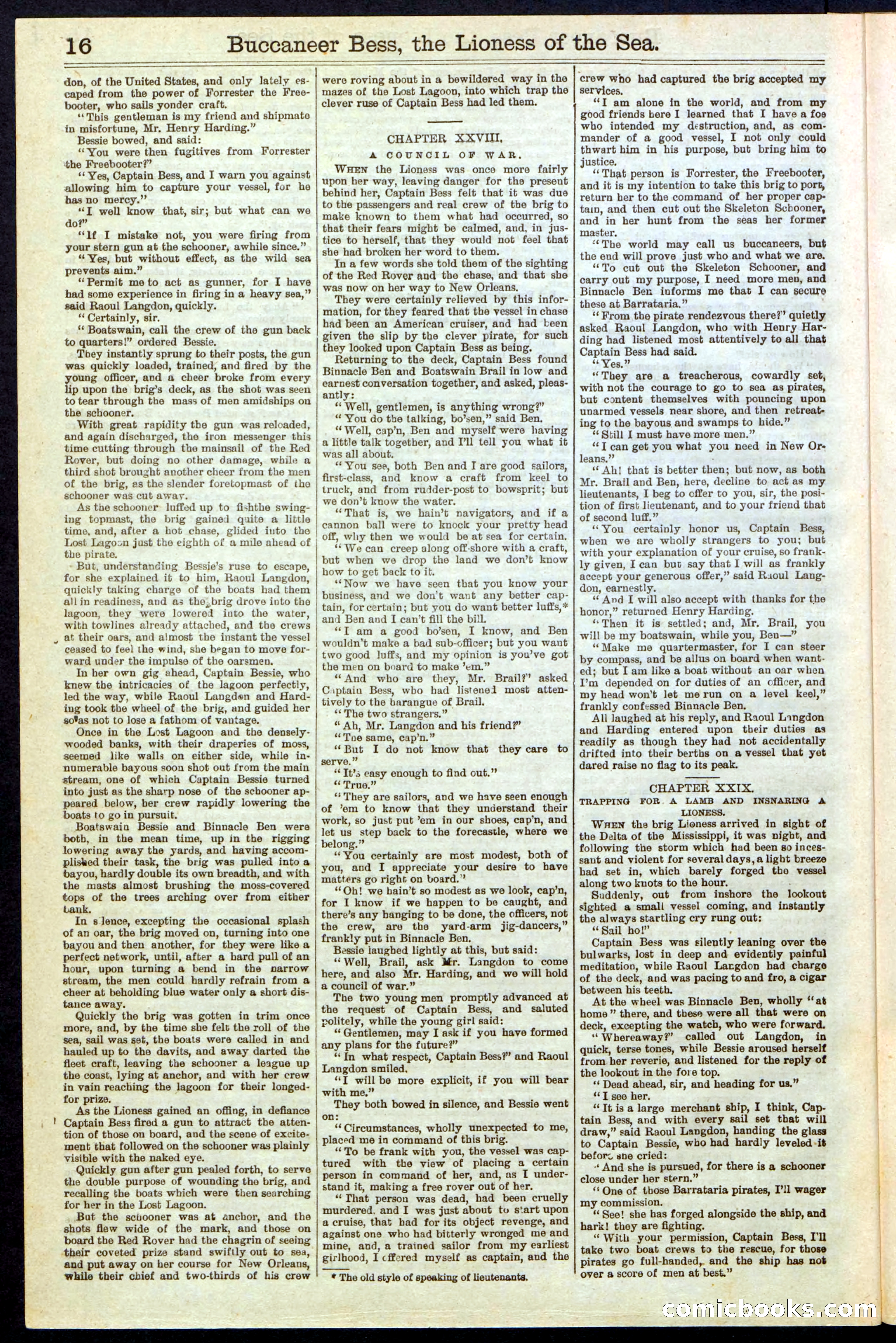 Beadle's New York Dime Library No. 210 — page 16 of 32