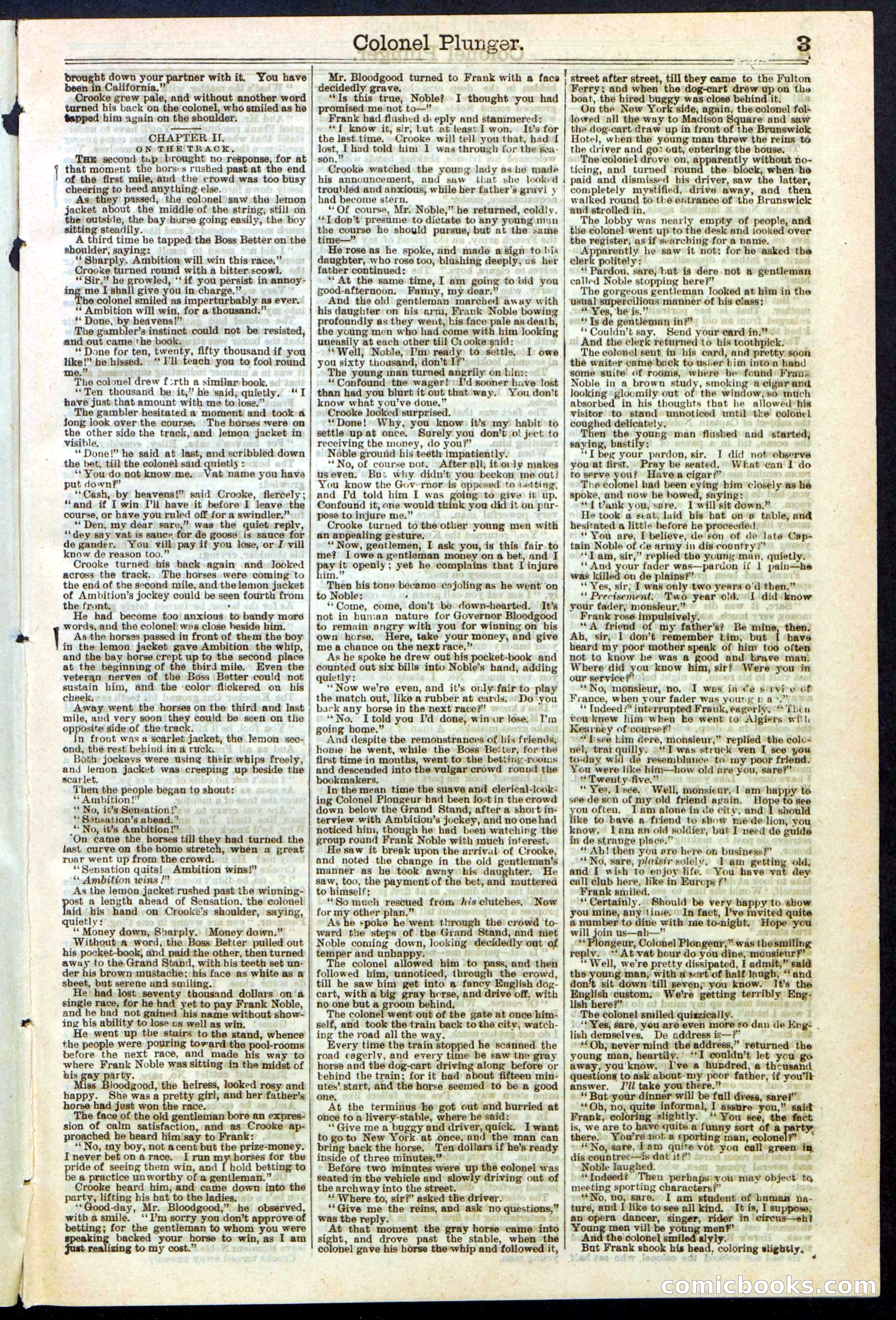 Beadle's Dime Library No. 211 — page 3 of 32