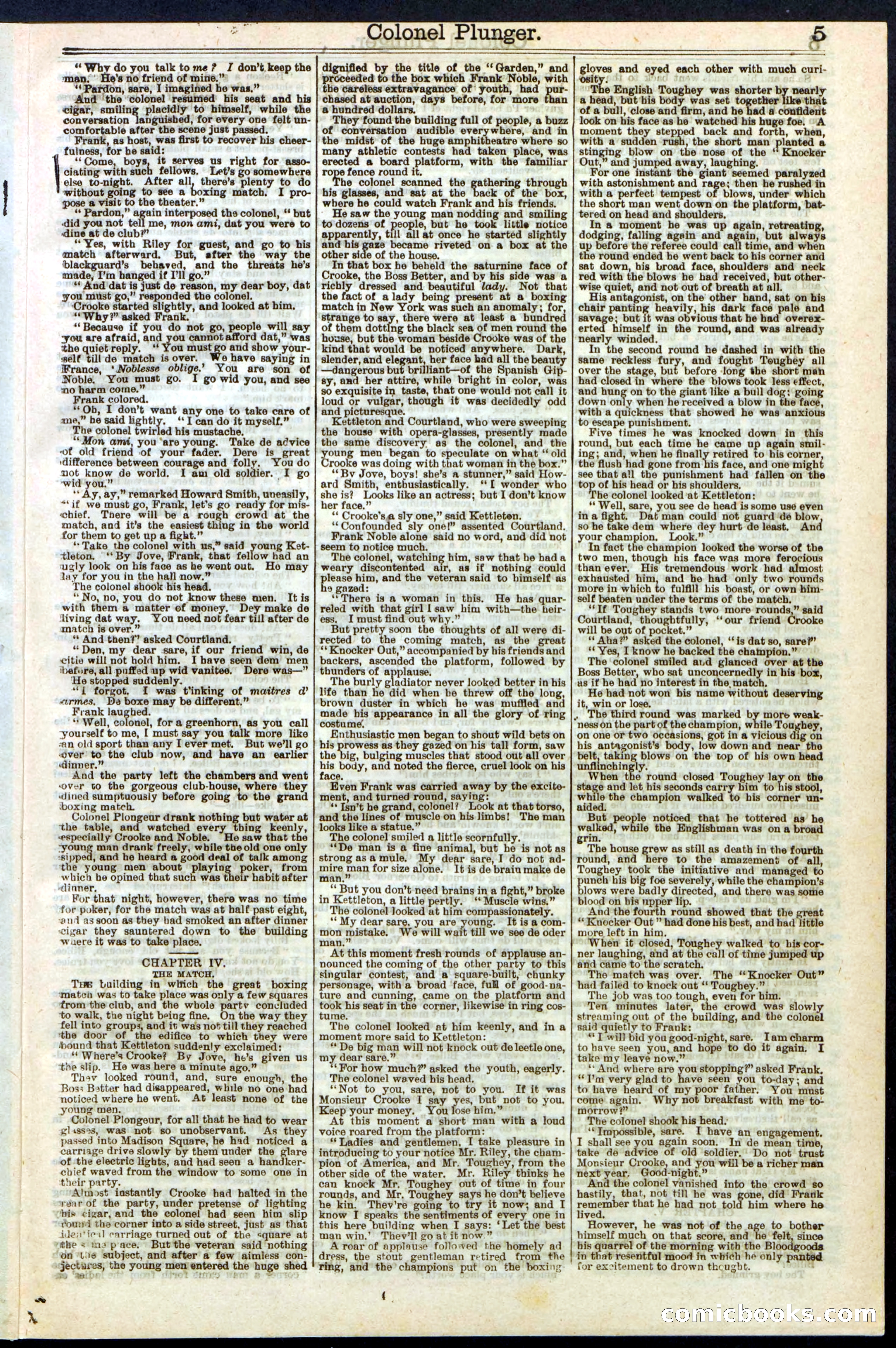 Beadle's Dime Library No. 211 — page 5 of 32