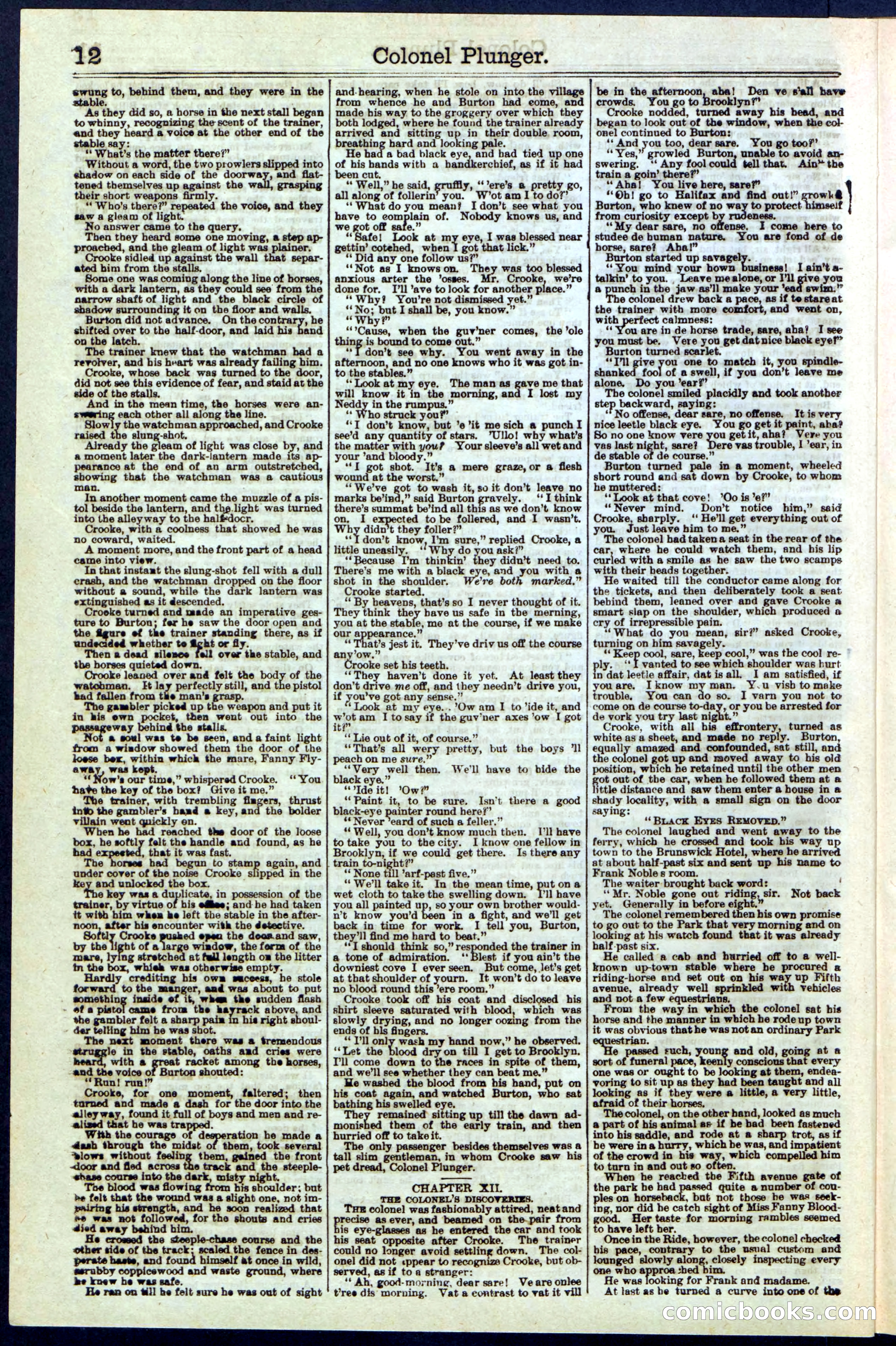 Beadle's Dime Library No. 211 — page 12 of 32