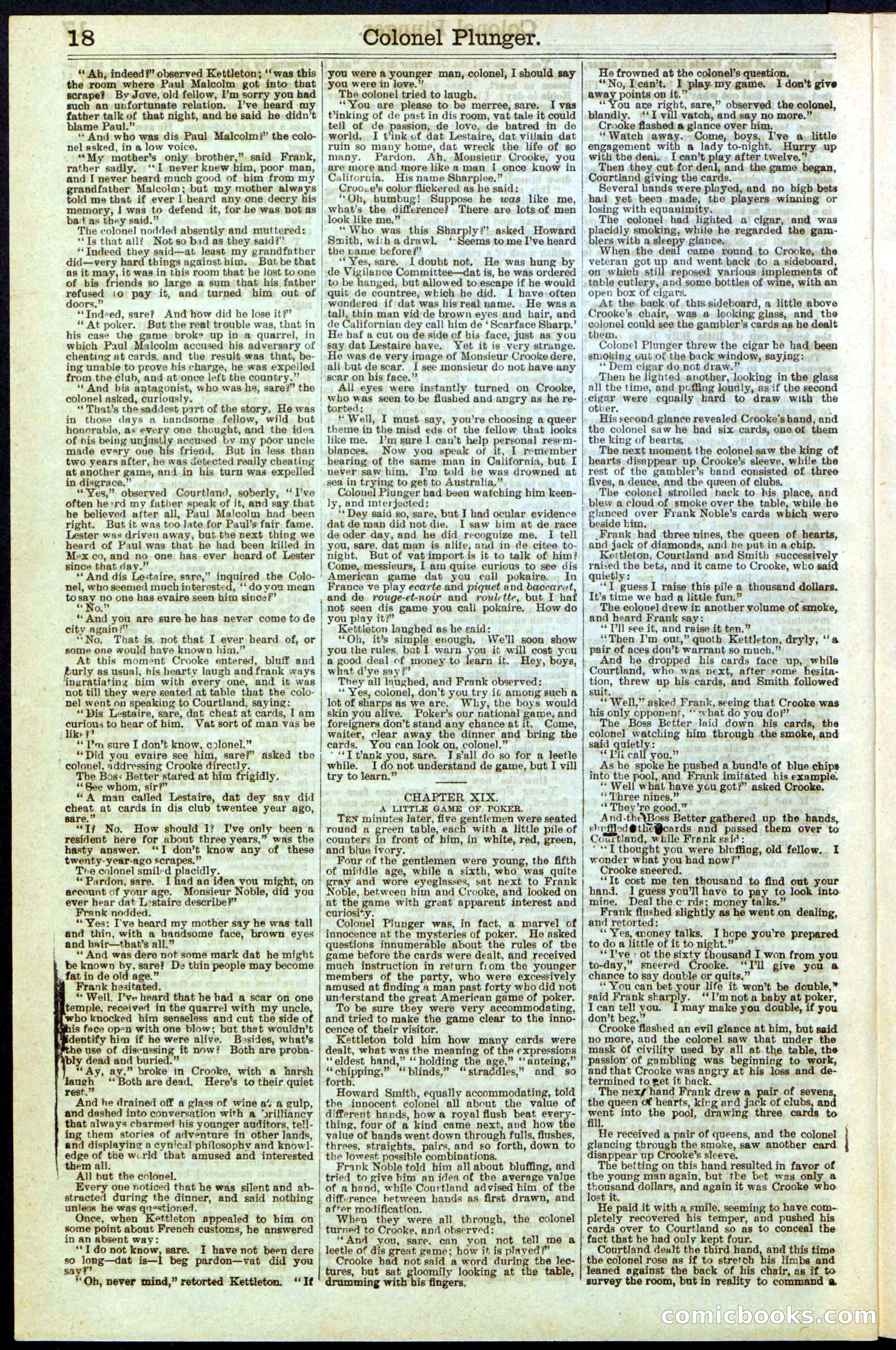 Beadle's Dime Library No. 211 — page 18 of 32