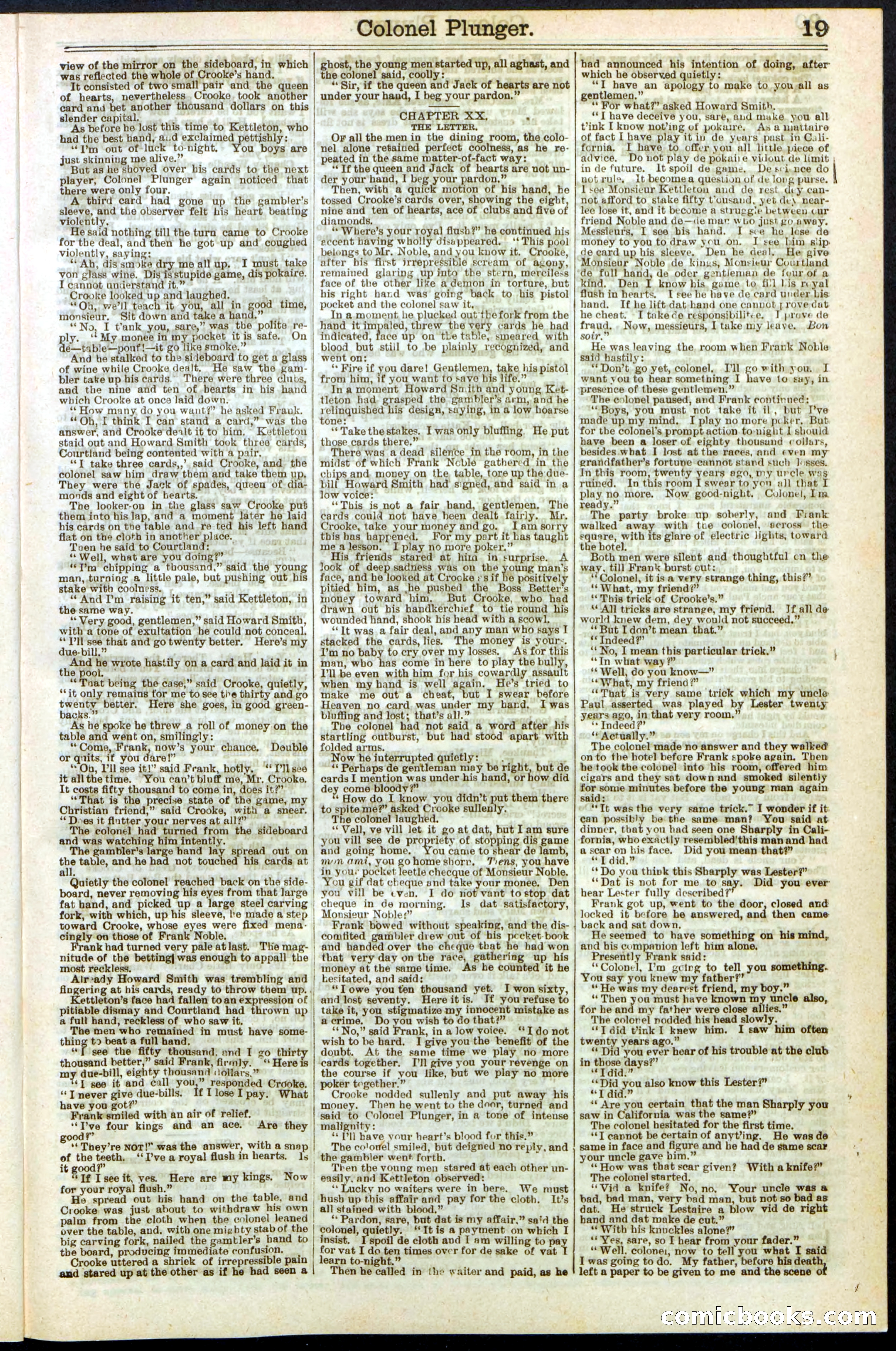 Beadle's Dime Library No. 211 — page 19 of 32