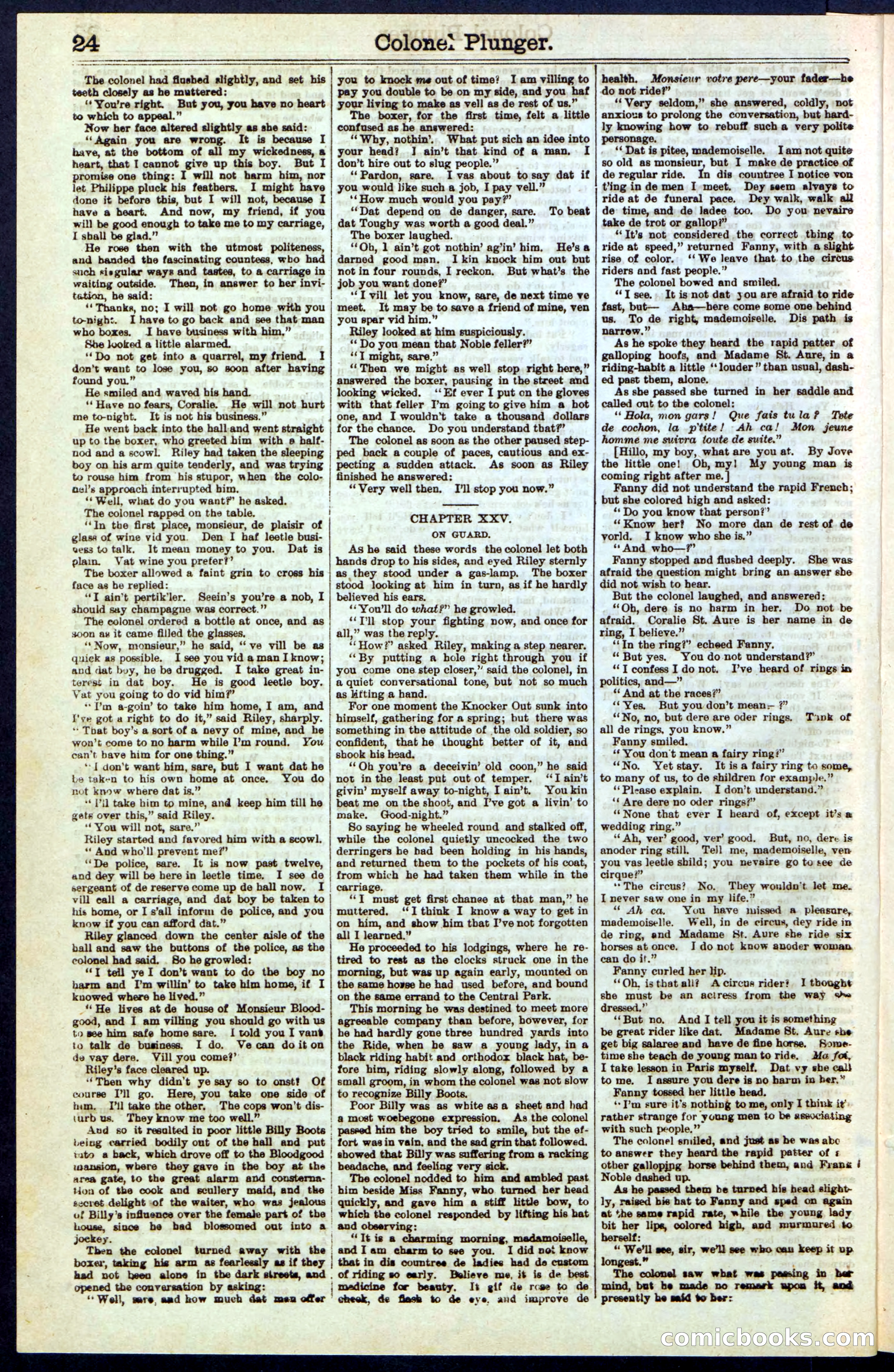 Beadle's Dime Library No. 211 — page 24 of 32
