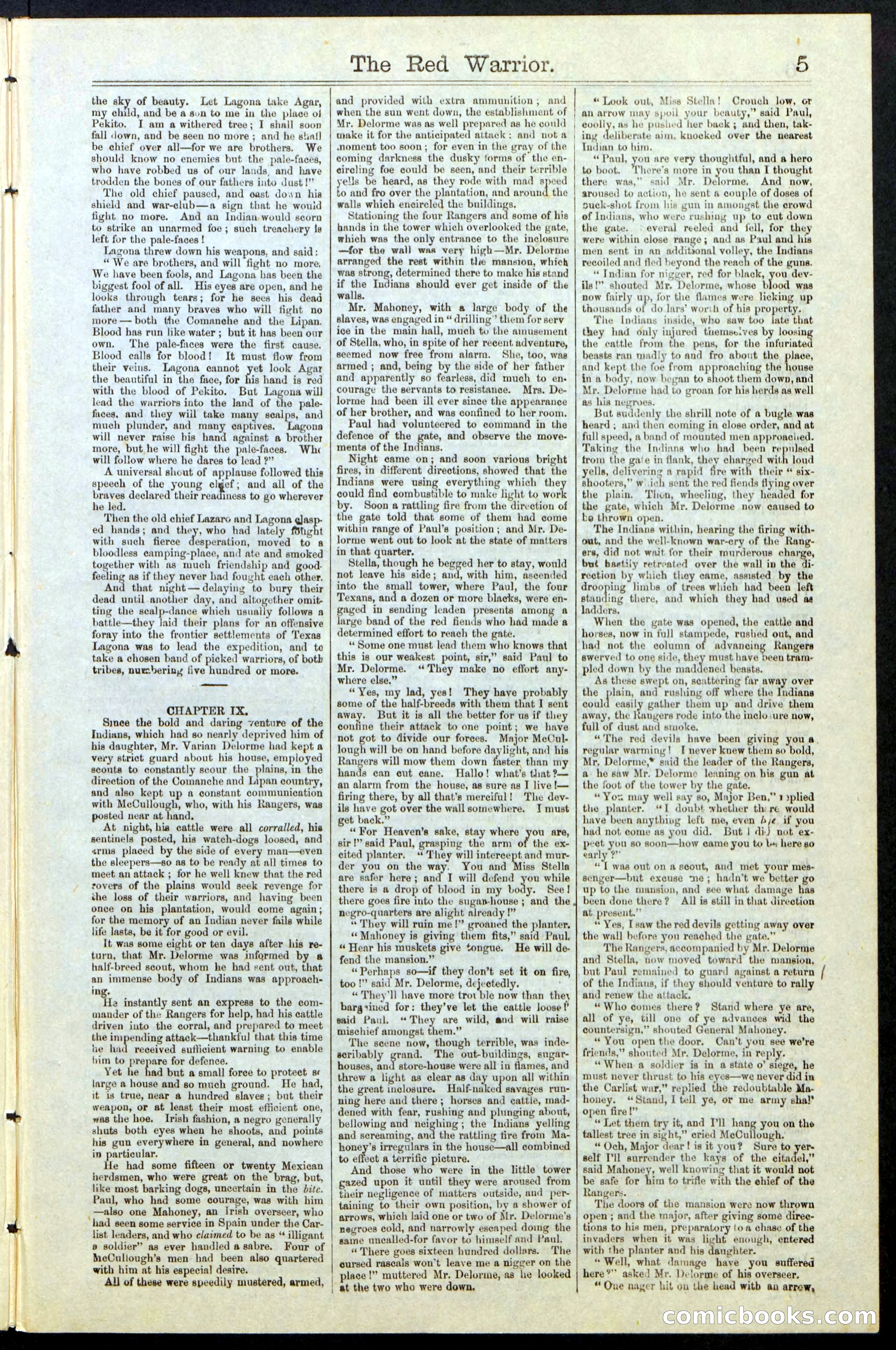 Beadle's New York Dime Library, No. 23 — page 5 of 28