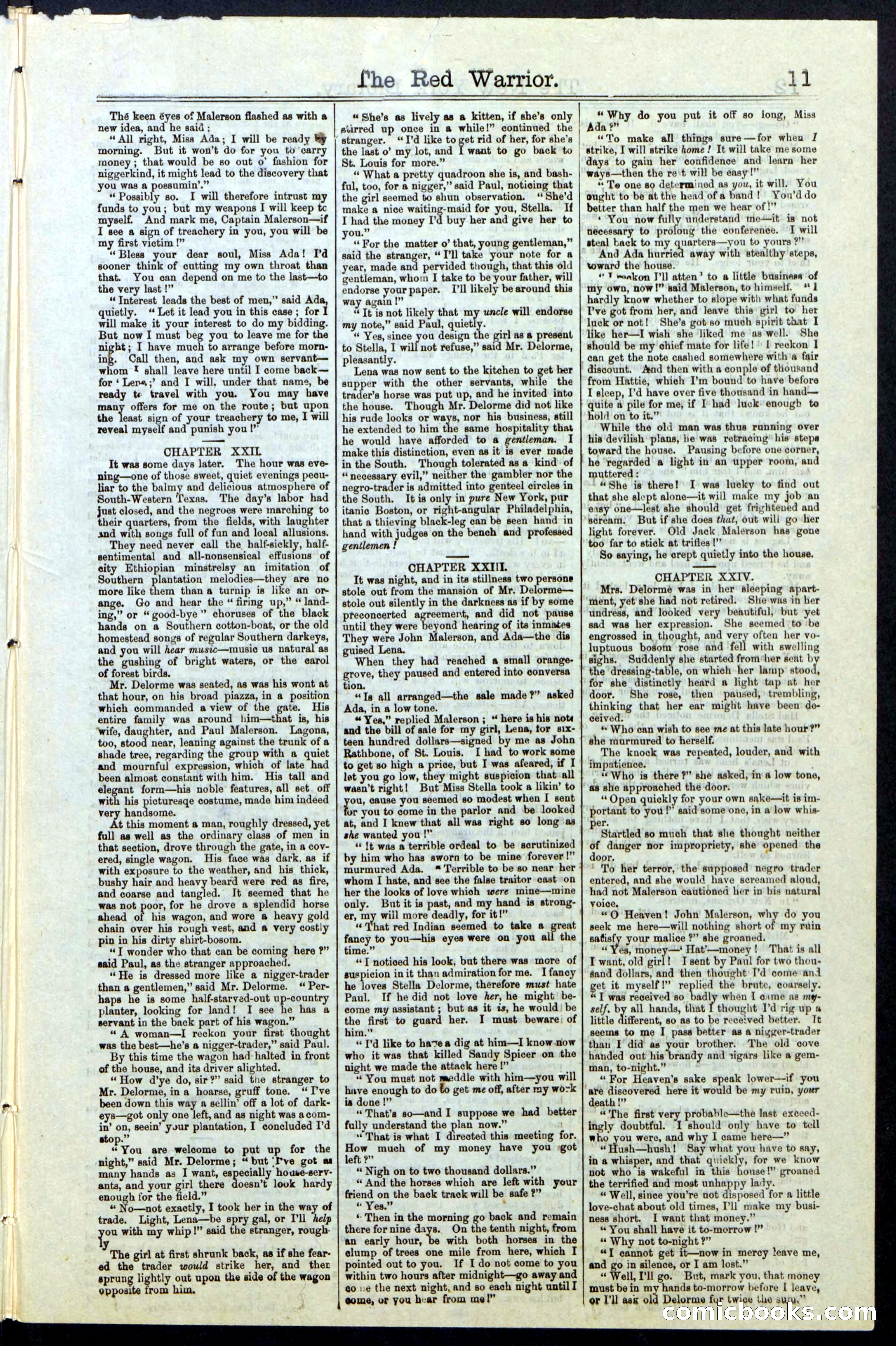Beadle's New York Dime Library, No. 23 — page 11 of 28