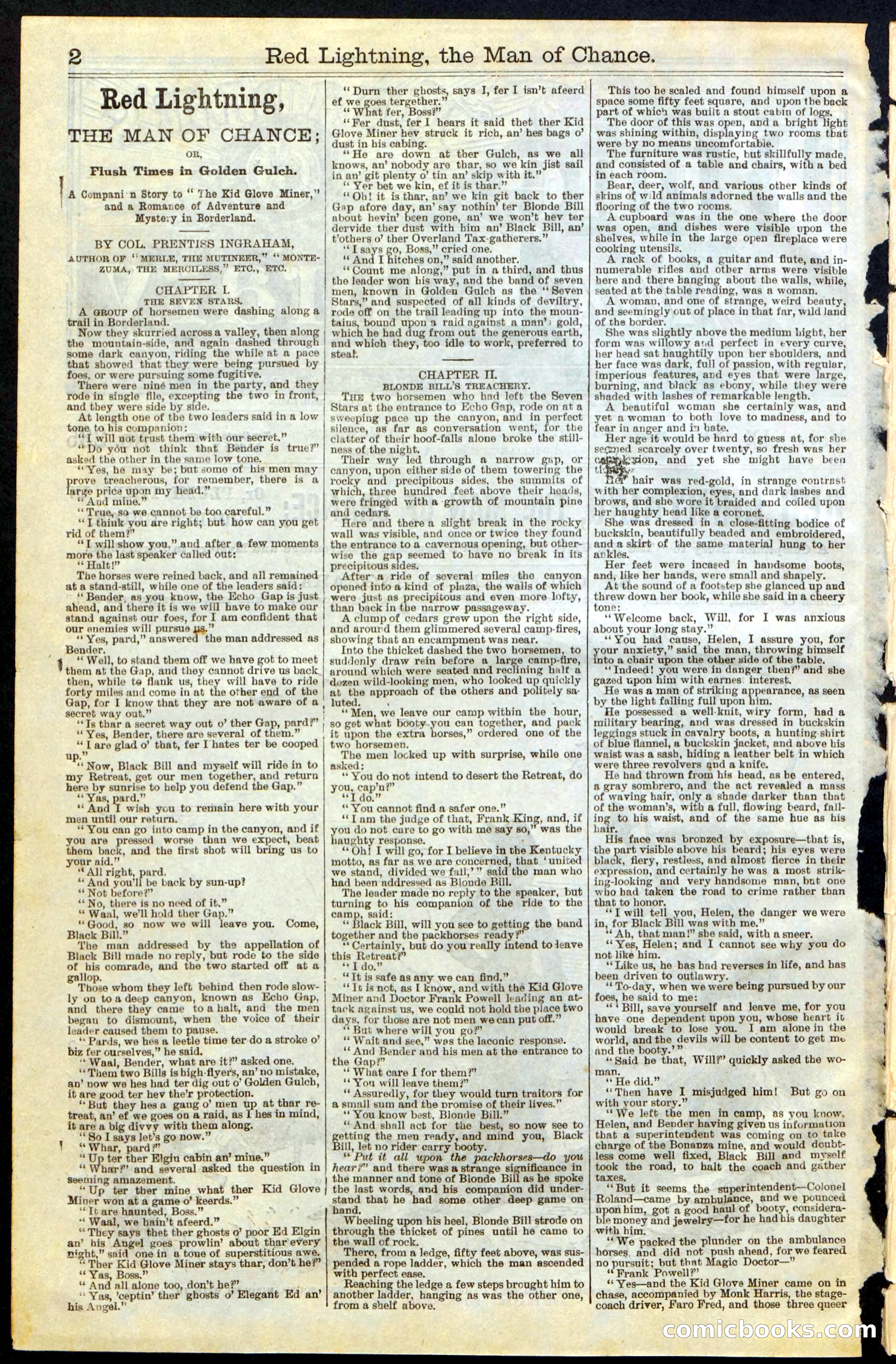 Beadle's New York Dime Library, No. 235 — page 2 of 24