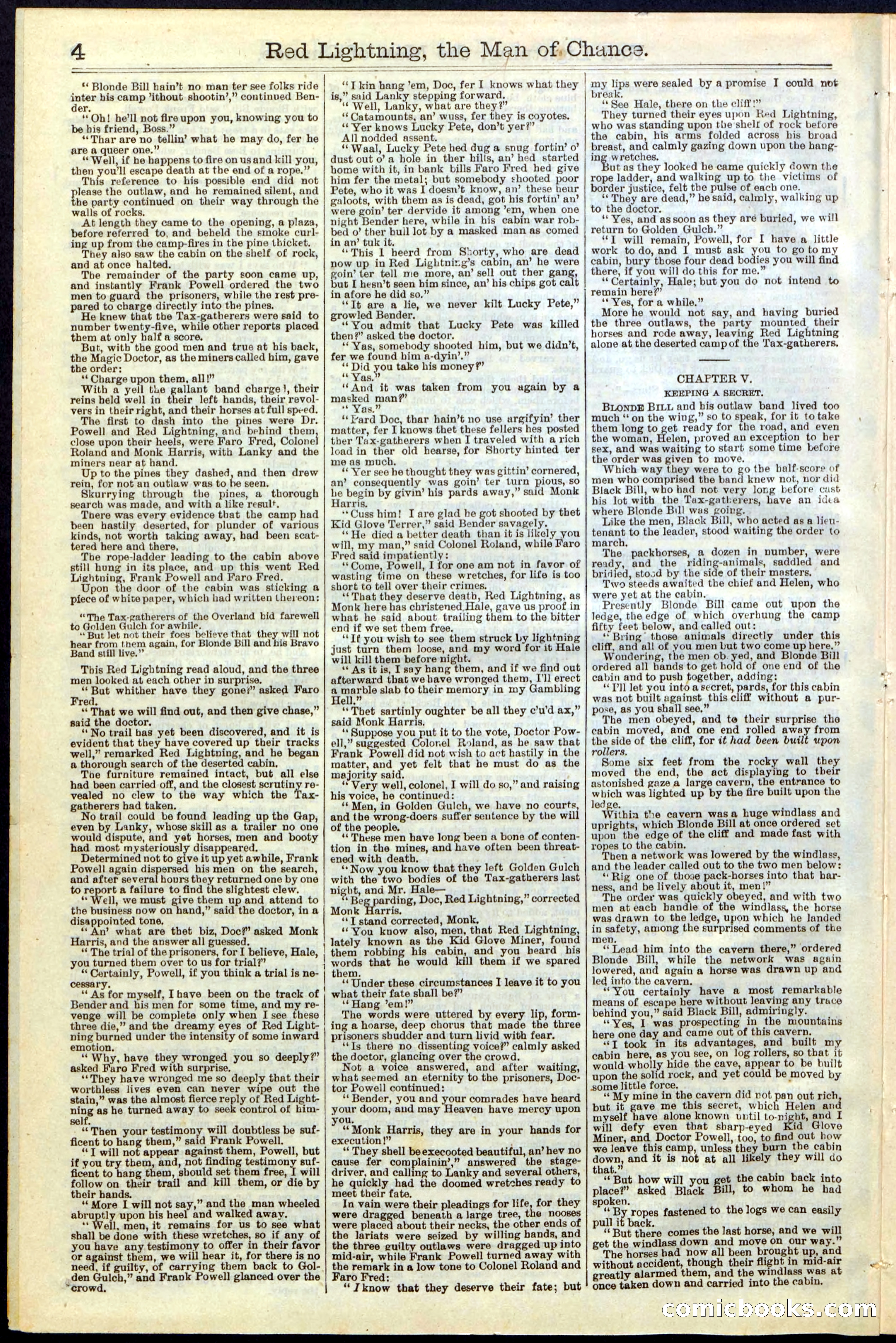 Beadle's New York Dime Library, No. 235 — page 4 of 24
