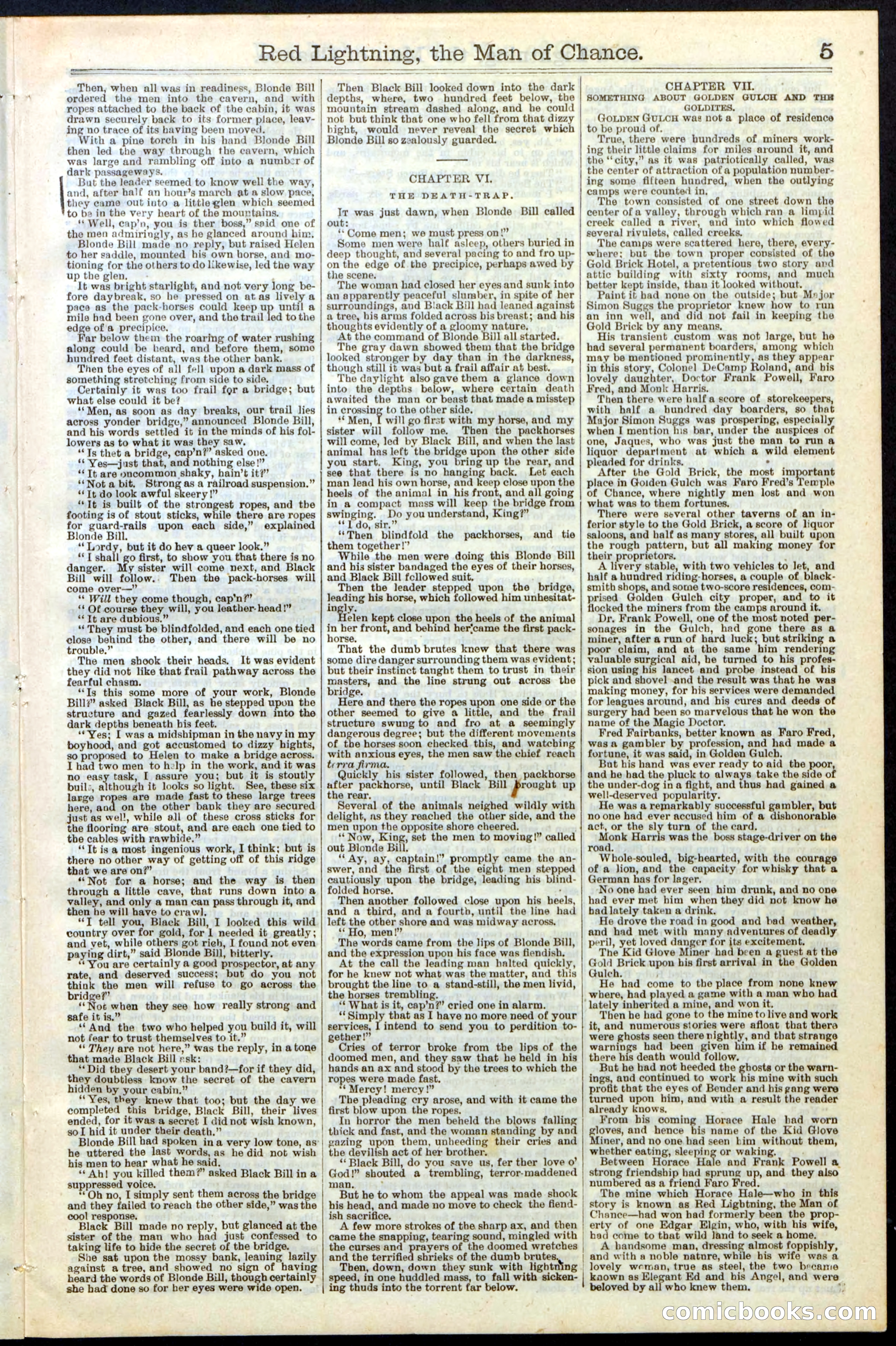 Beadle's New York Dime Library, No. 235 — page 5 of 24