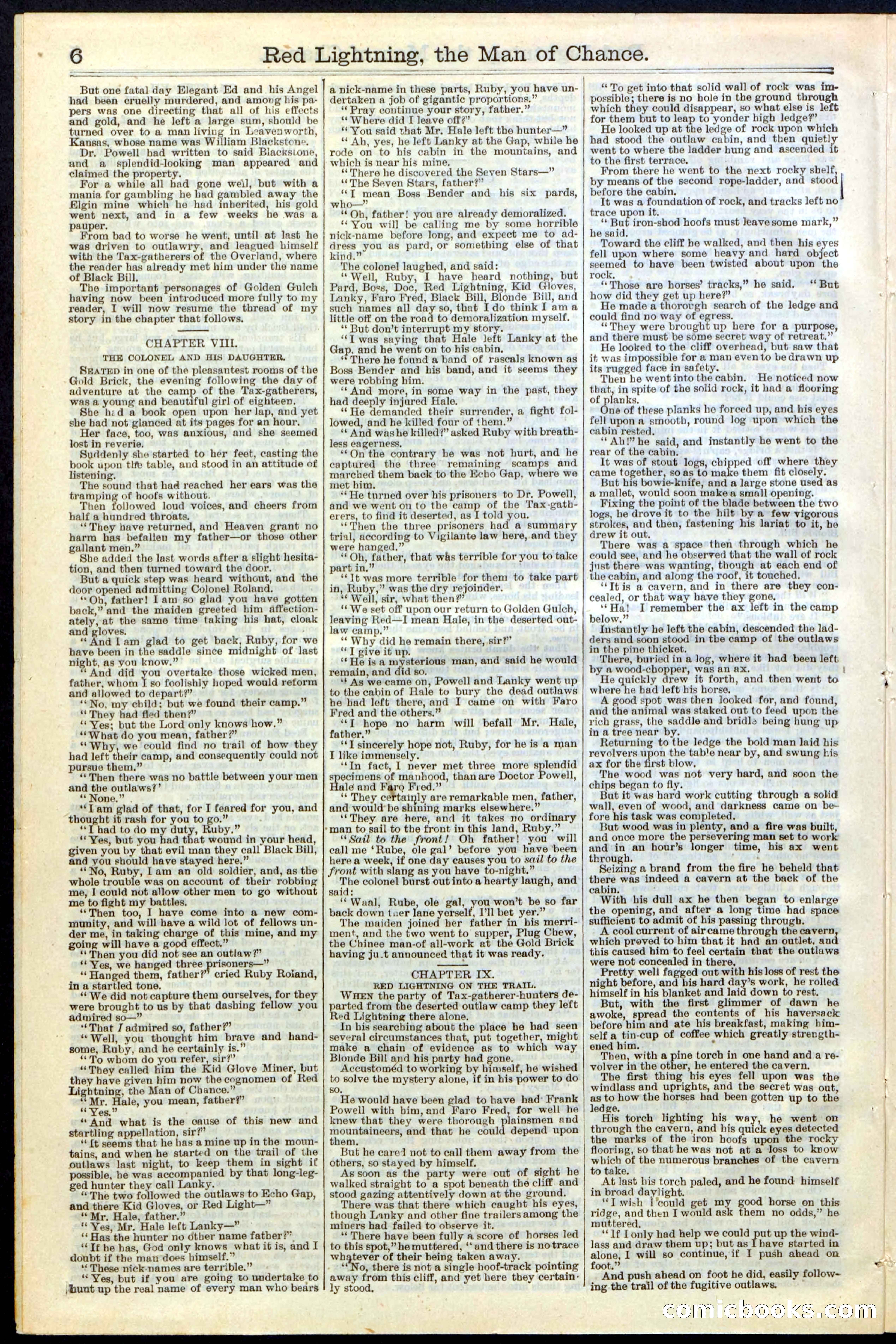 Beadle's New York Dime Library, No. 235 — page 6 of 24