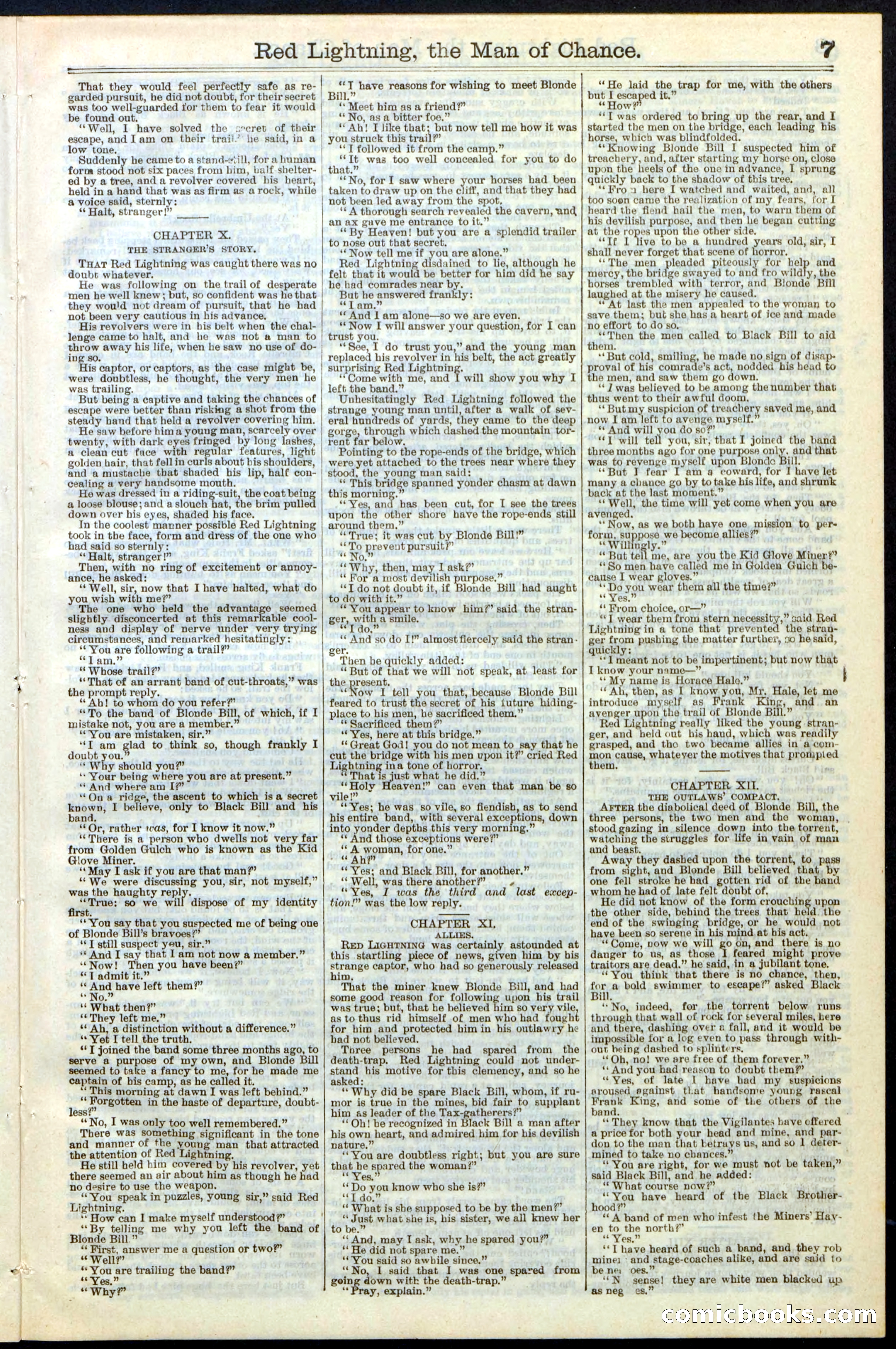 Beadle's New York Dime Library, No. 235 — page 7 of 24