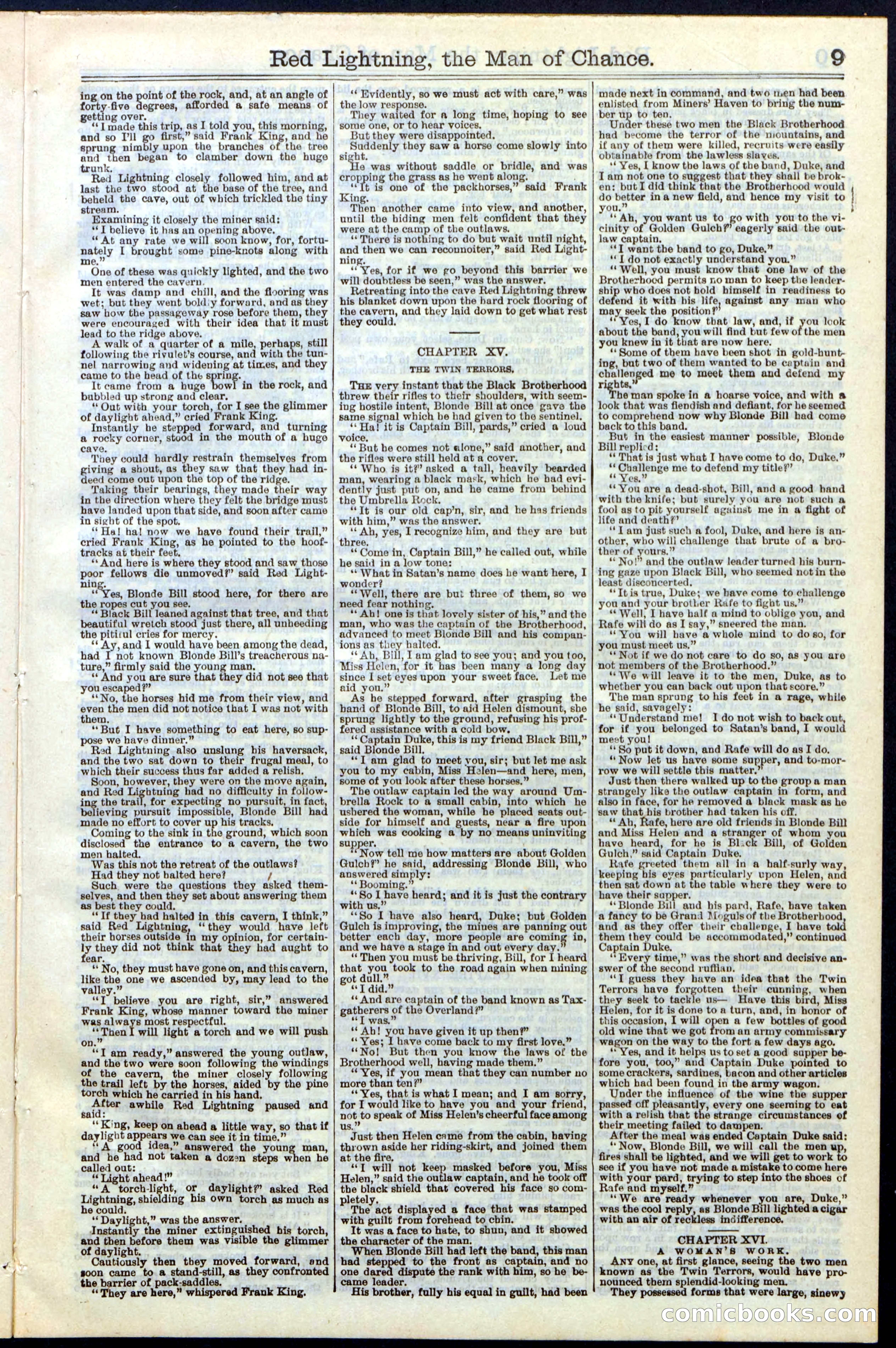 Beadle's New York Dime Library, No. 235 — page 9 of 24
