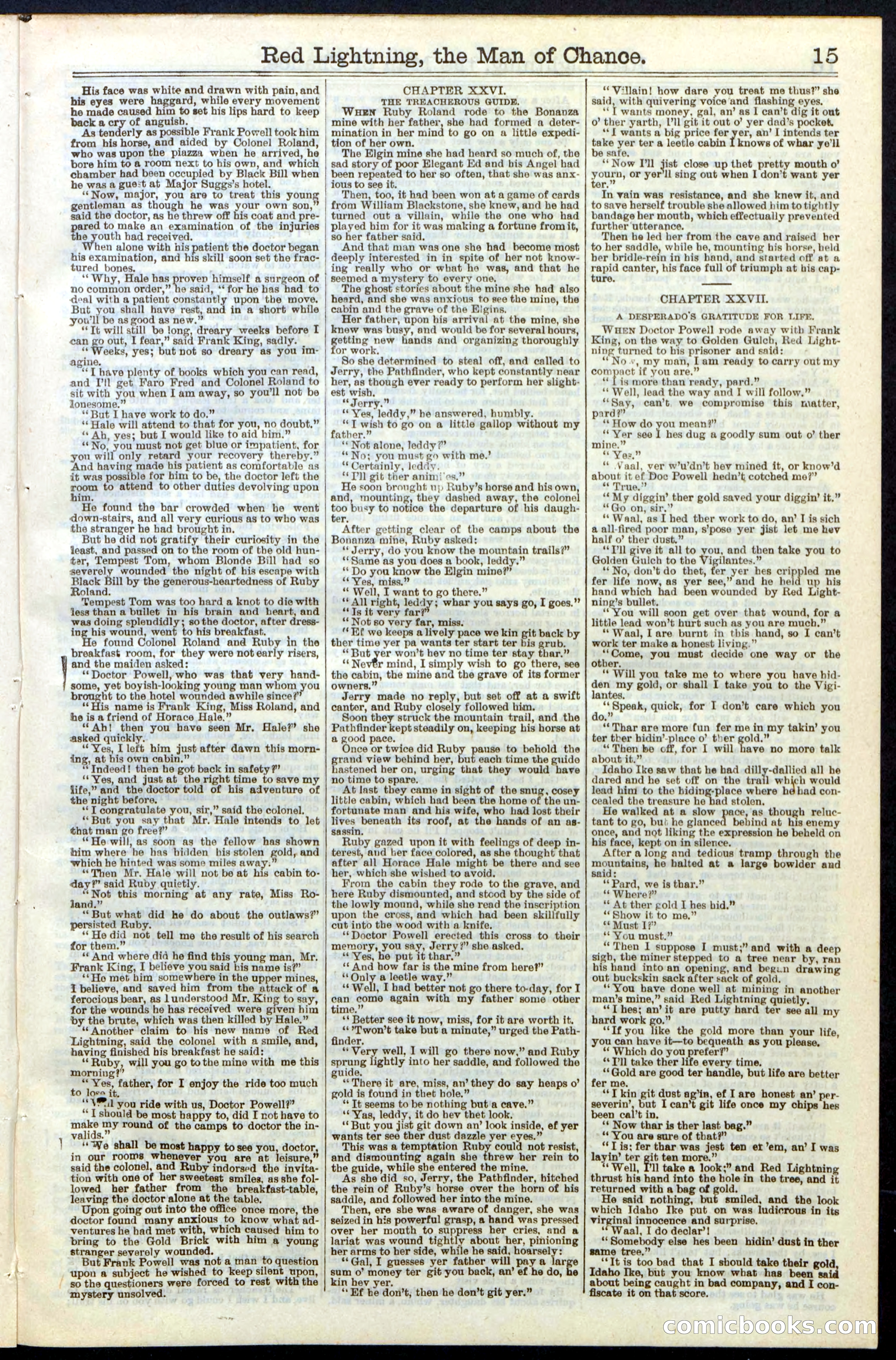 Beadle's New York Dime Library, No. 235 — page 15 of 24
