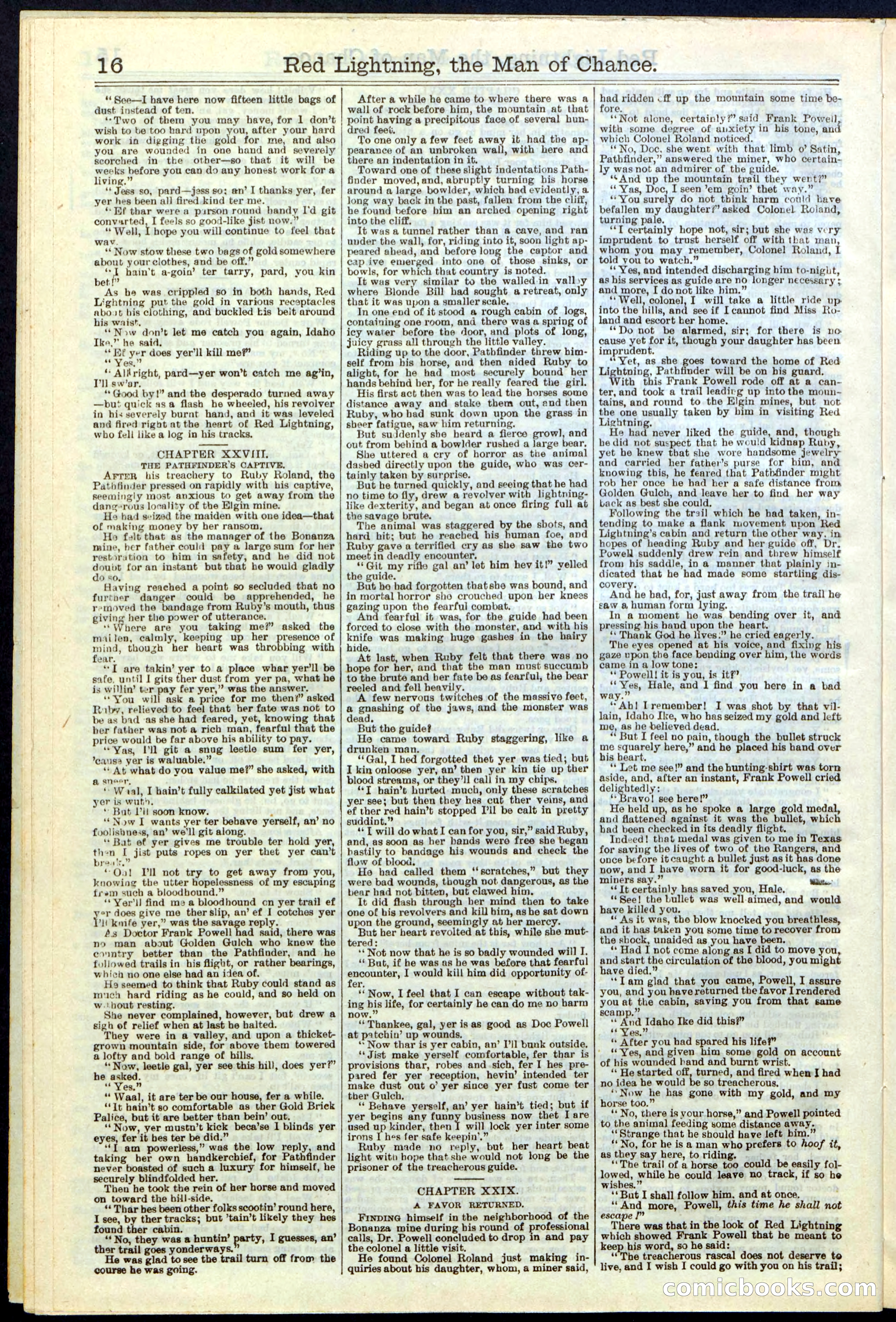 Beadle's New York Dime Library, No. 235 — page 16 of 24
