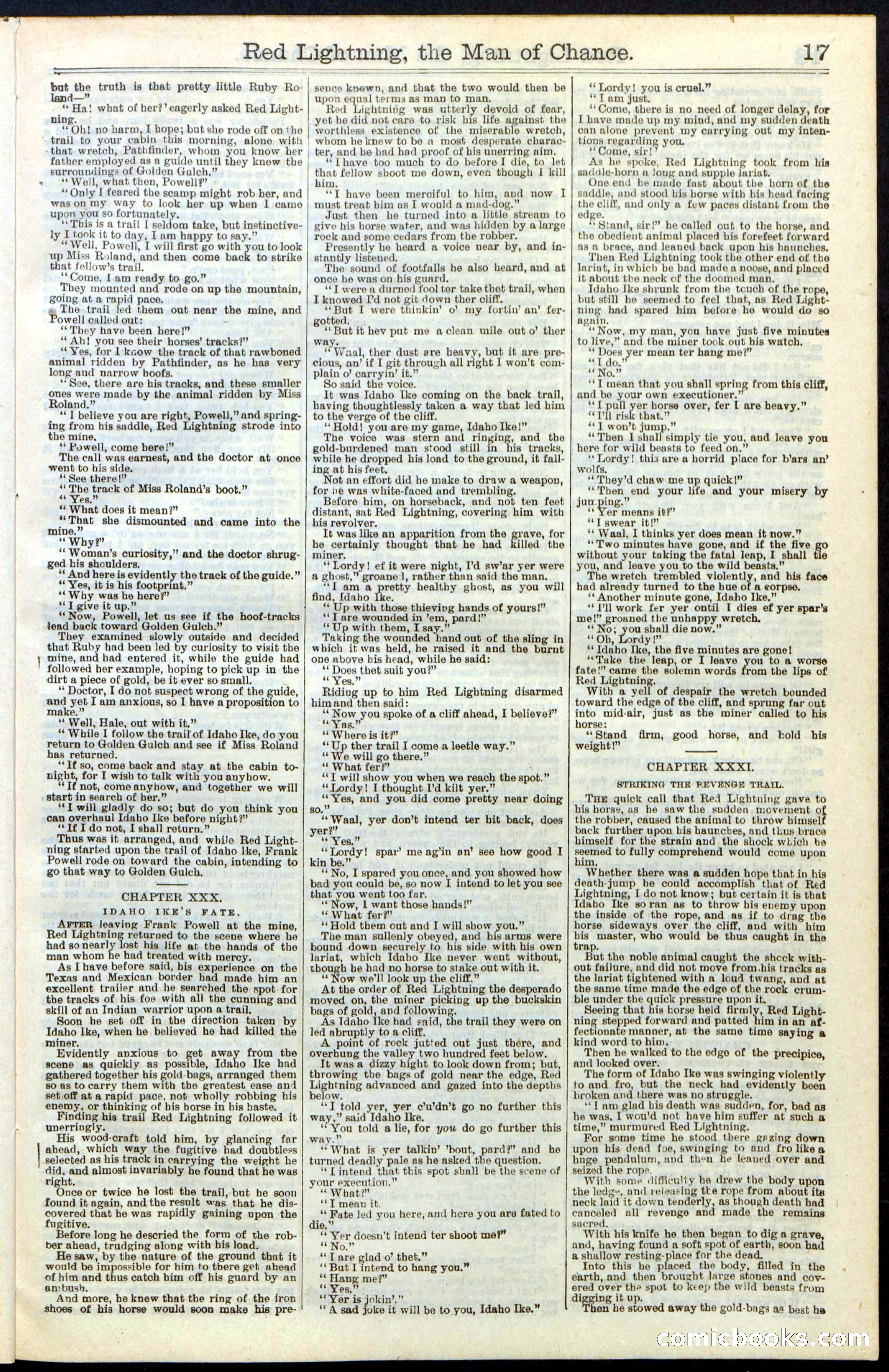Beadle's New York Dime Library, No. 235 — page 17 of 24