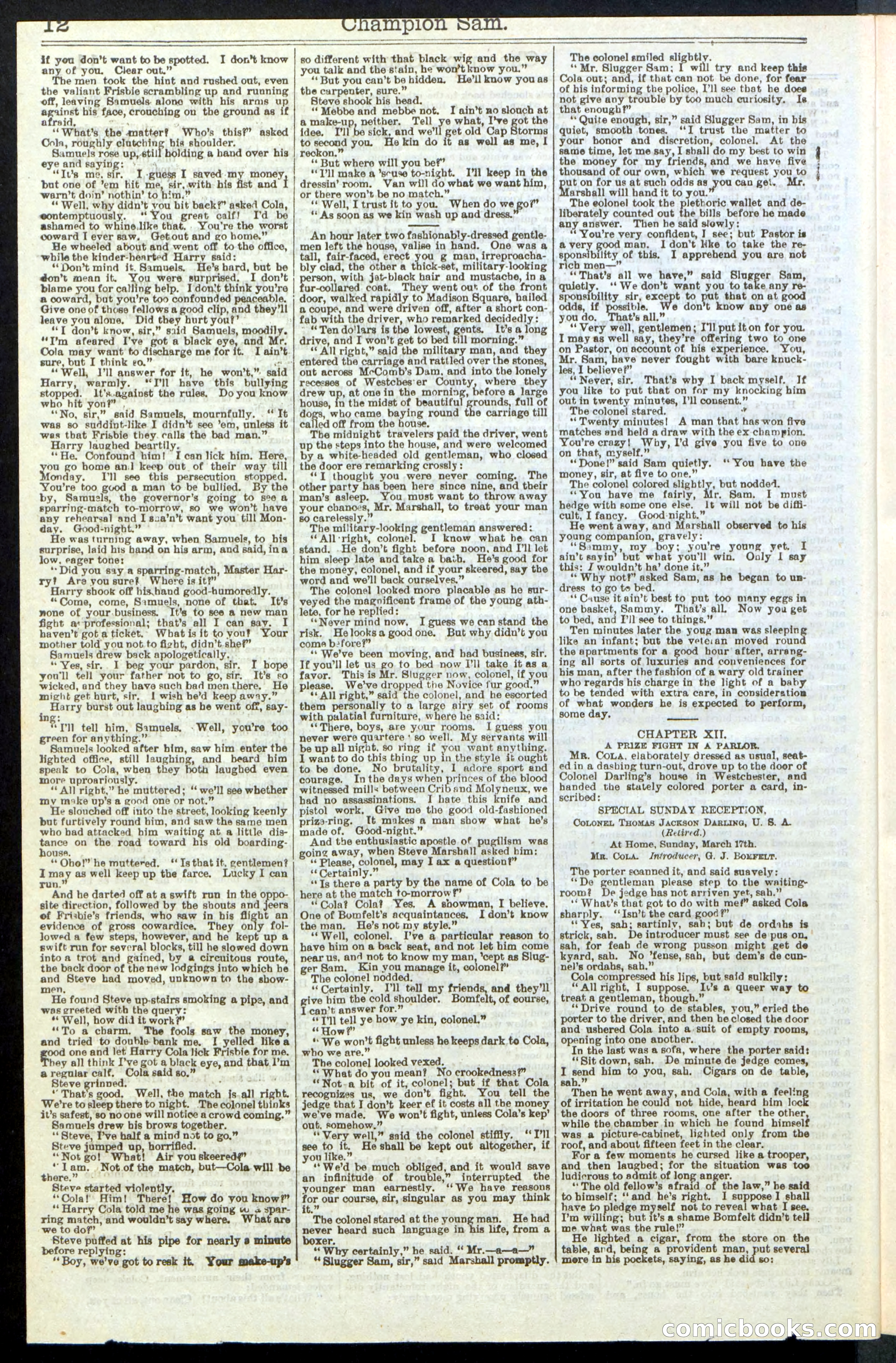 Beadle's Dime Library No. 236 — page 12 of 32